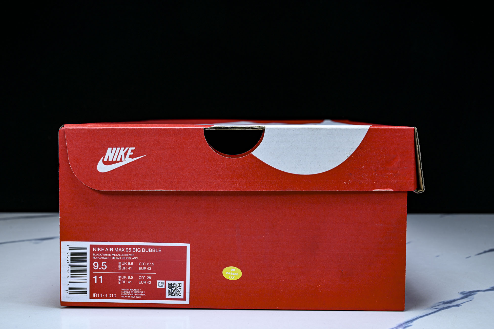 纯原外贸Nike Air Max 95 OG 复古减震气垫跑鞋R1474-010 #YZ001-1 ✦原版1:1 制作 纯原外贸Nike Air Max 95 OG 复古减震气垫跑鞋R1474-010 #YZ001-1 ✦原版1:1 制作