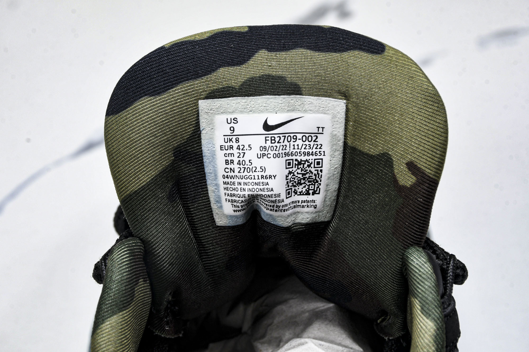 纯原外贸Nike Air Max 95 复古减震气垫跑鞋 FB2709 002 #YZ001-1 ✦原版1:1 制作 全