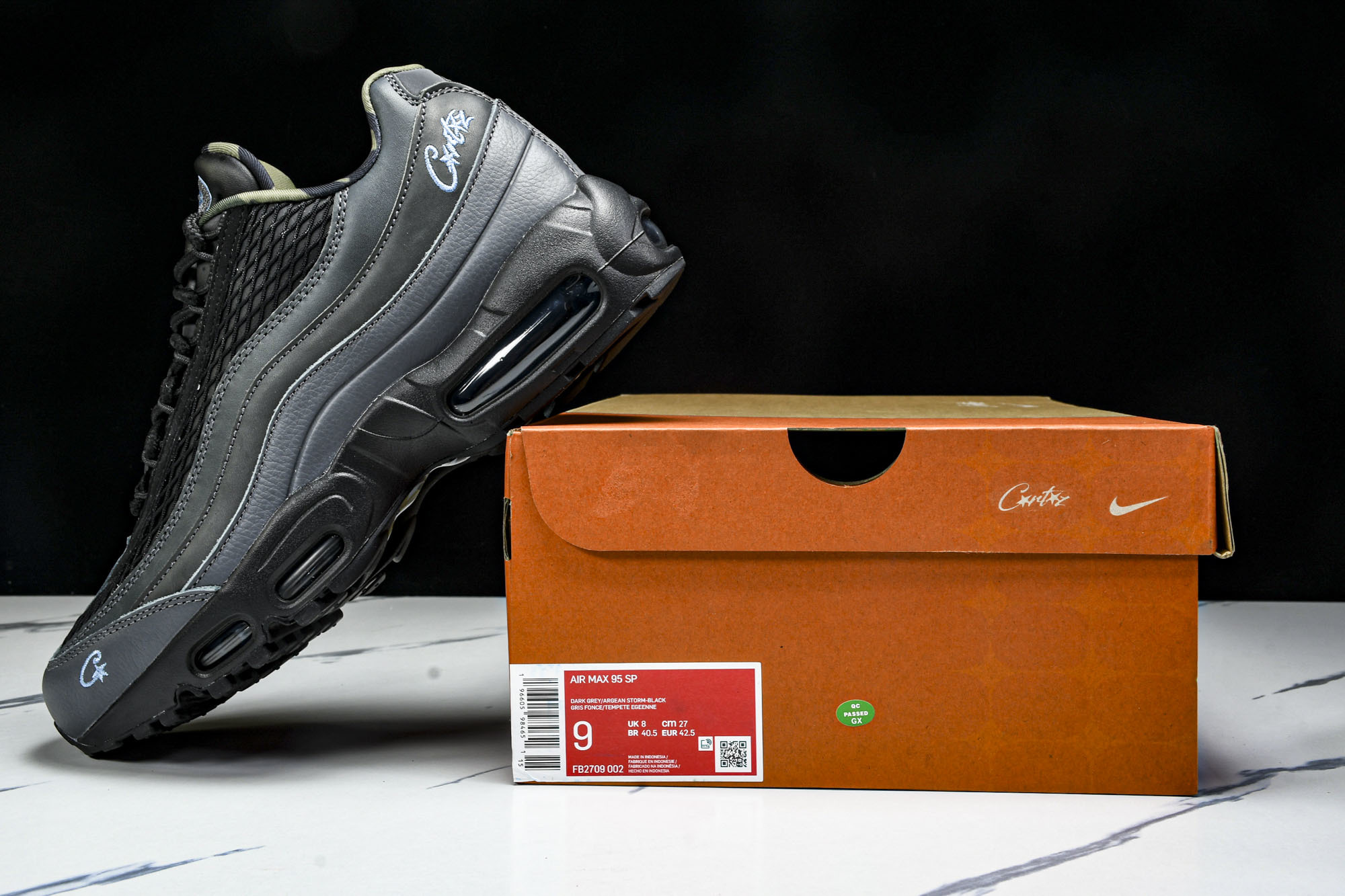 纯原外贸Nike Air Max 95 复古减震气垫跑鞋 FB2709 002 #YZ001-1 ✦原版1:1 制作 全