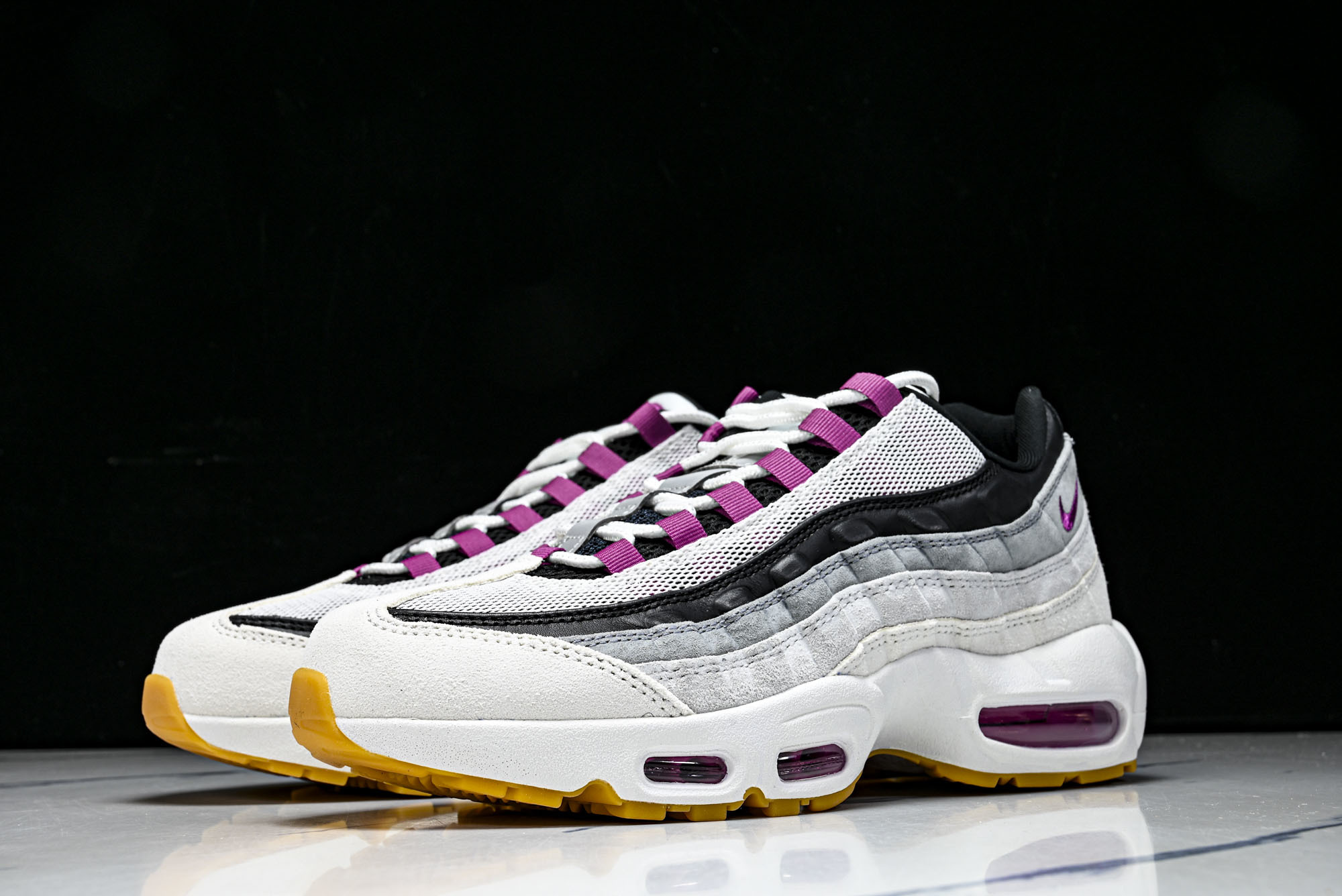 纯原外贸Nike Air Max 95 复古减震气垫跑鞋 HF7545-100 #YZ001-1 ✦原版1:1 制作 全