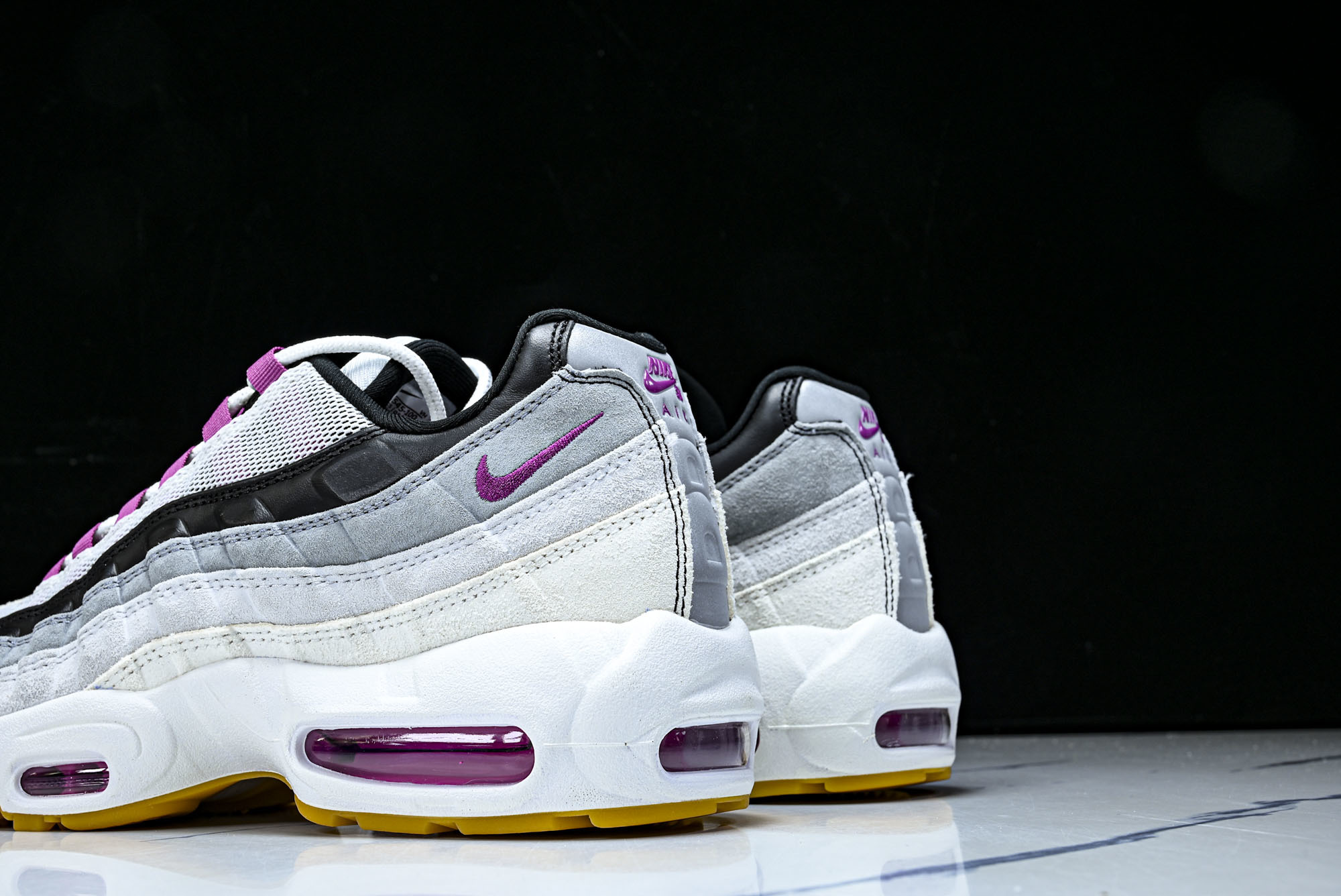 纯原外贸Nike Air Max 95 复古减震气垫跑鞋 HF7545-100 #YZ001-1 ✦原版1:1 制作 全