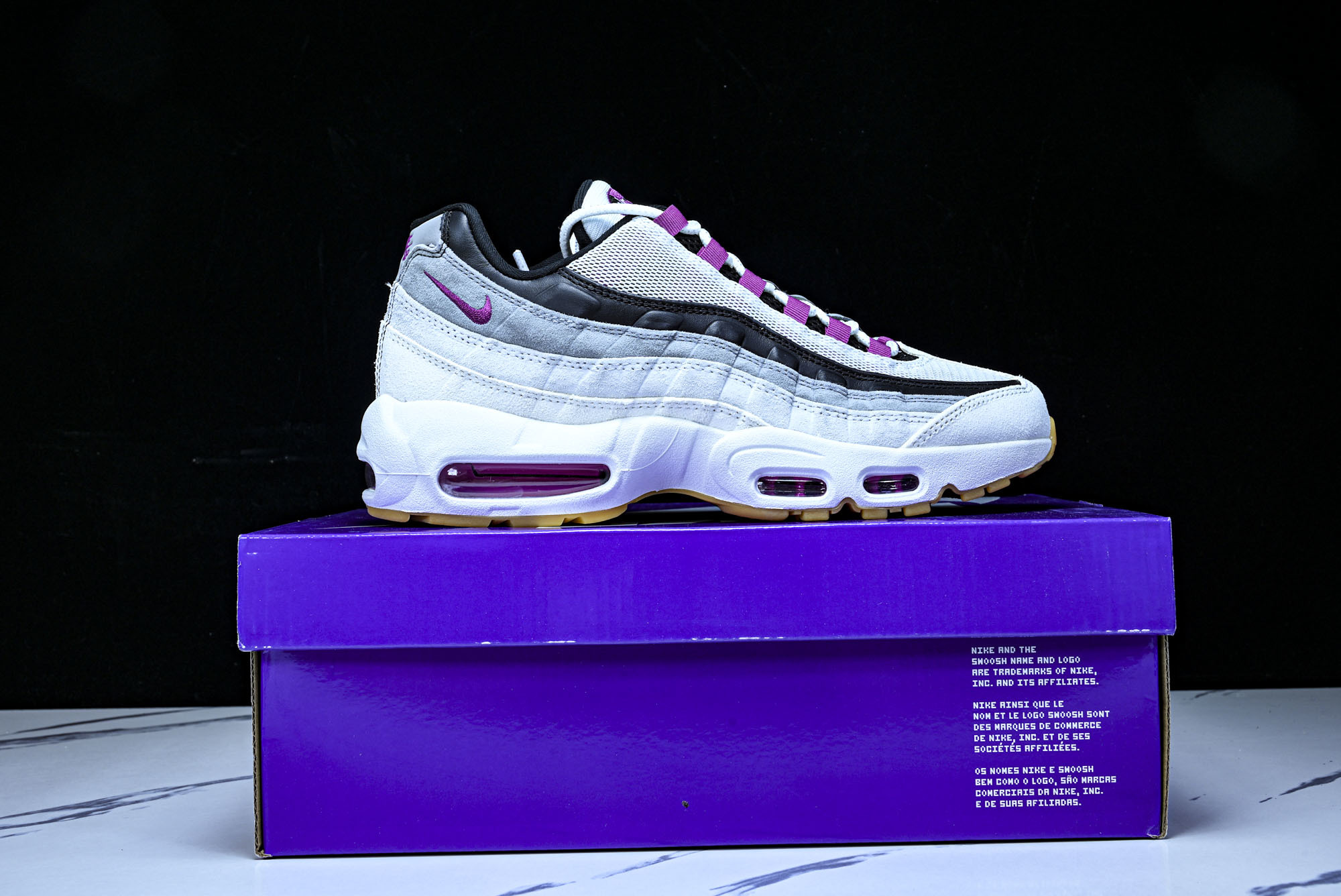 纯原外贸Nike Air Max 95 复古减震气垫跑鞋 HF7545-100 #YZ001-1 ✦原版1:1 制作 全