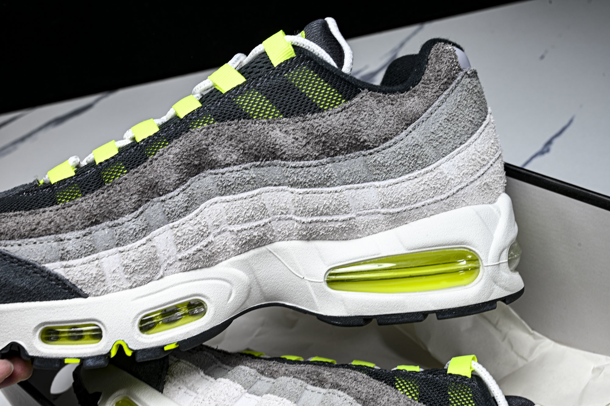 纯原外贸Nike Air Max 95 复古减震气垫跑鞋 HM4738 001 #YZ001-1 ✦原版1:1 制作 全 纯原外贸Nike Air Max 95 复古减震气垫跑鞋 HM4738 001 #YZ001-1 ✦原版1:1 制作 全