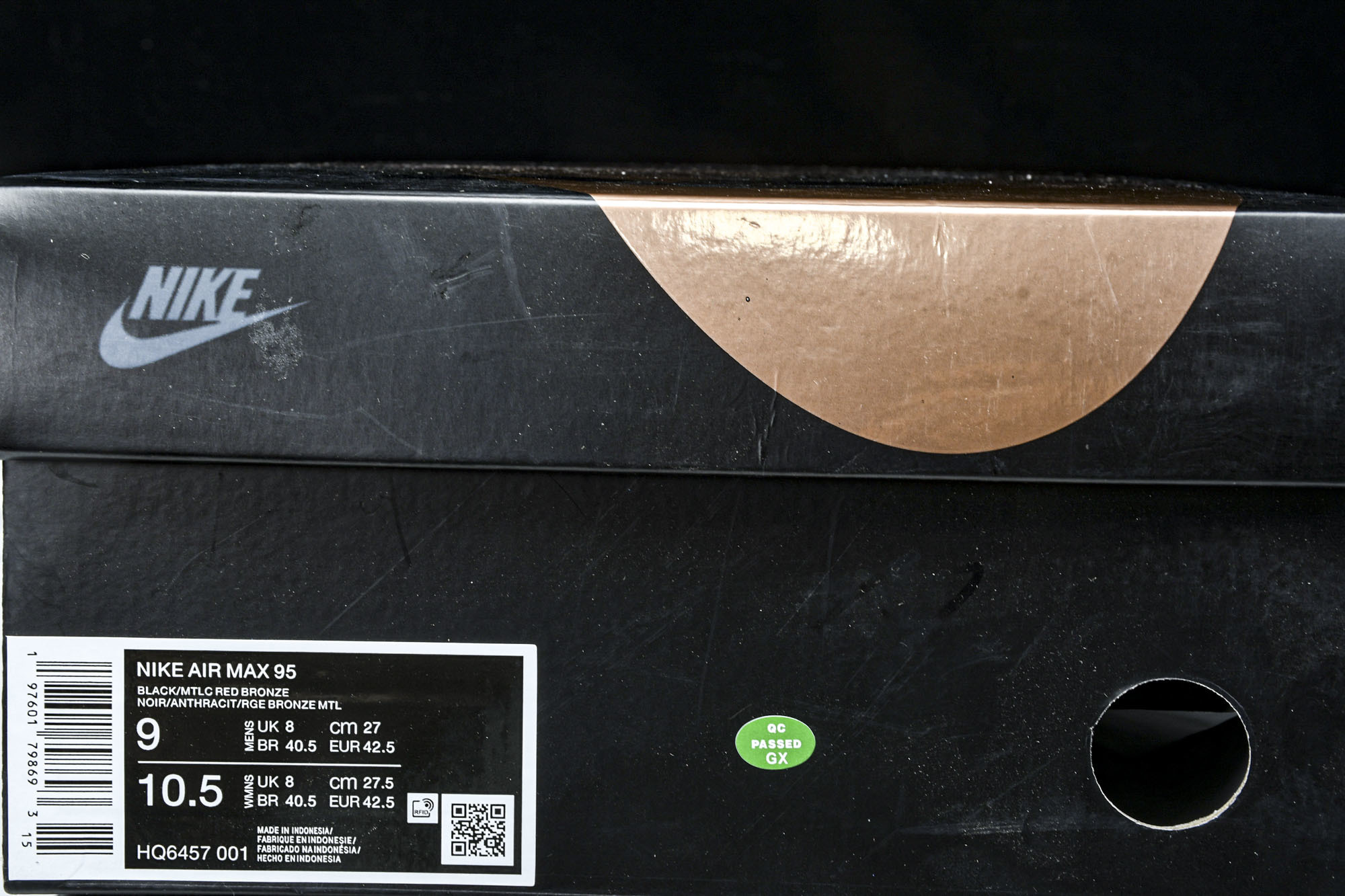 纯原外贸Nike Air Max 95 复古减震气垫跑鞋 HQ6457-001 #YZ001-1 ✦原版1:1 制作 全 纯原外贸Nike Air Max 95 复古减震气垫跑鞋 HQ6457-001 #YZ001-1 ✦原版1:1 制作 全
