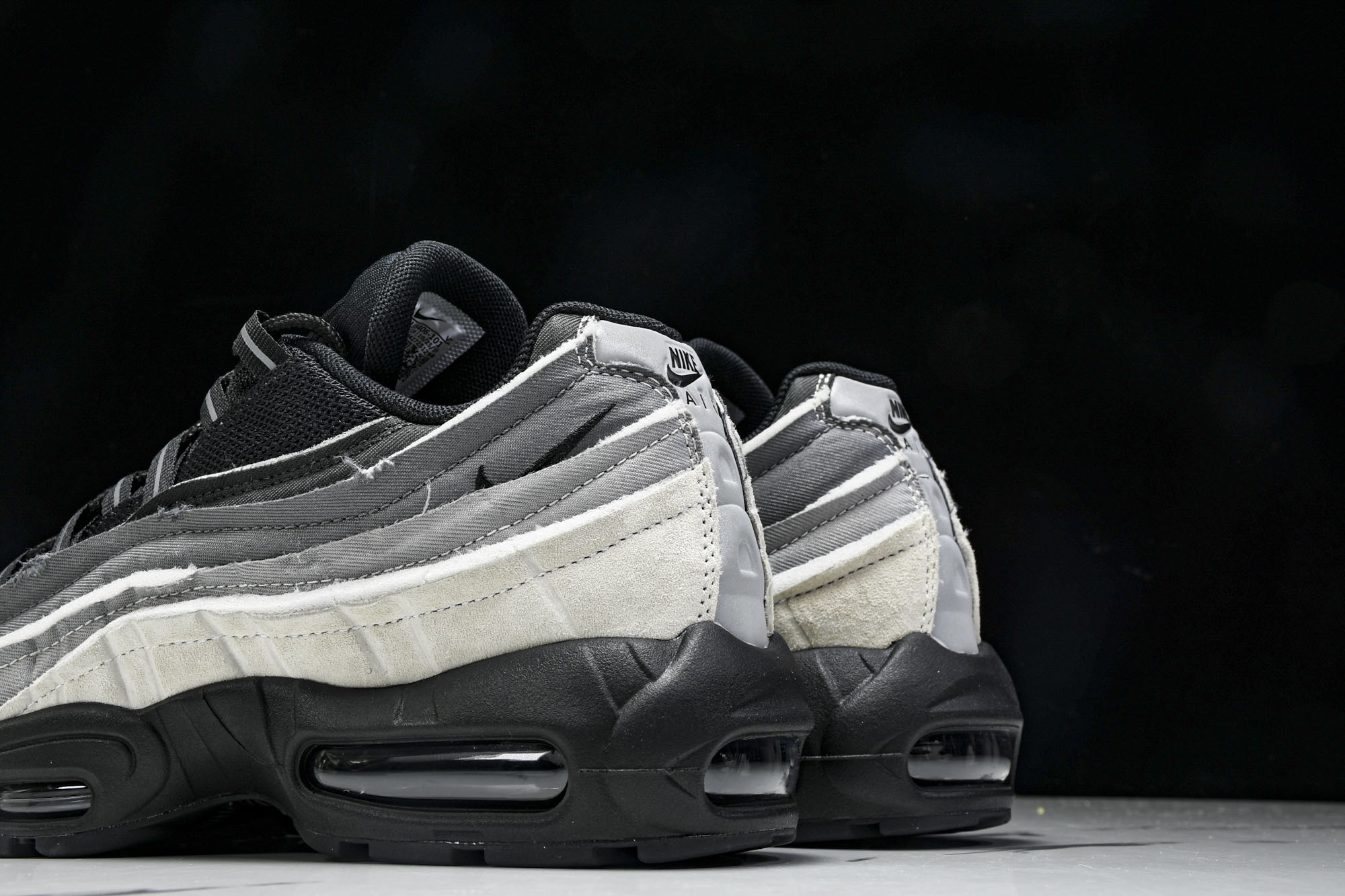 纯原外贸NK Air Max 95 Comme Des Garcons Black Grey CDG 黑灰 CU8406 纯原外贸NK Air Max 95 Comme Des Garcons Black Grey CDG 黑灰 CU8406