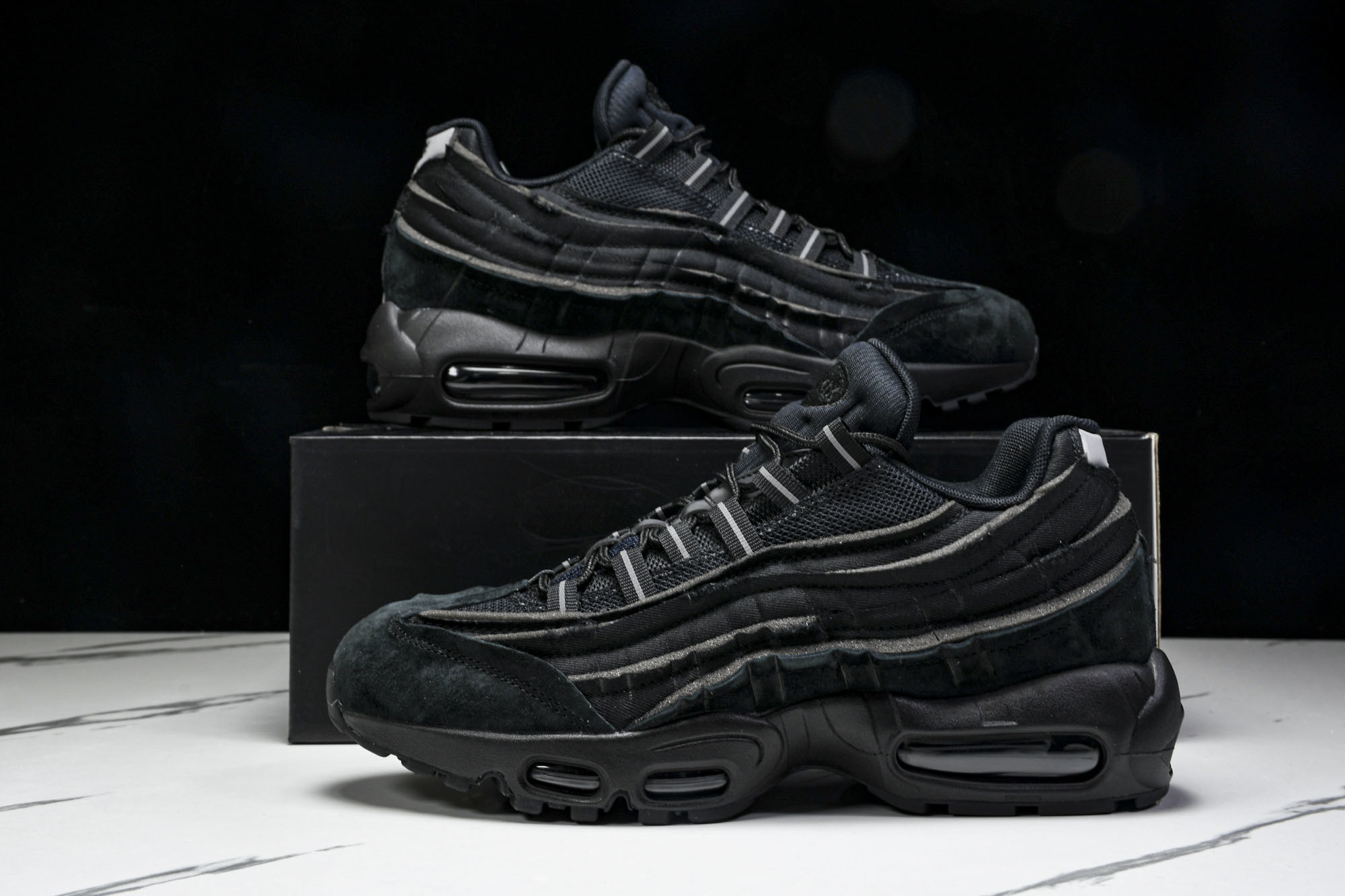 纯原外贸NK Air Max 95 Comme Des Garcons Black Grey CDG 黑色 CU8406 纯原外贸NK Air Max 95 Comme Des Garcons Black Grey CDG 黑色 CU8406