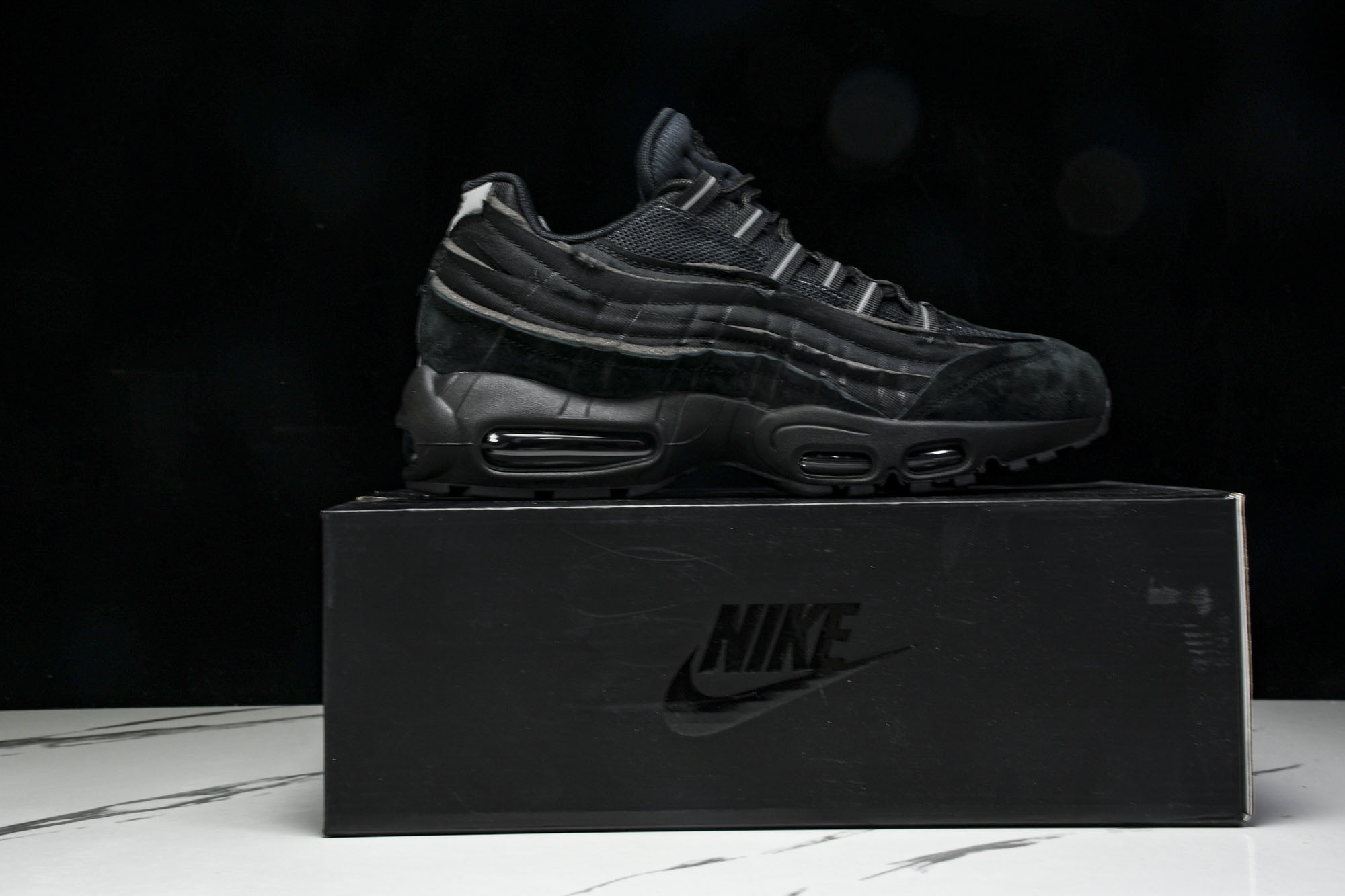 纯原外贸NK Air Max 95 Comme Des Garcons Black Grey CDG 黑色 CU8406 纯原外贸NK Air Max 95 Comme Des Garcons Black Grey CDG 黑色 CU8406