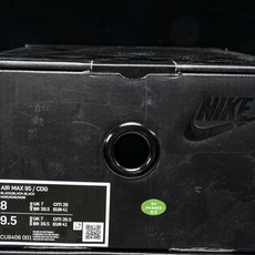 纯原外贸NK Air Max 95 Comme Des Garcons Black Grey CDG 黑色 CU8406 纯原外贸NK Air Max 95 Comme Des Garcons Black Grey CDG 黑色 CU8406