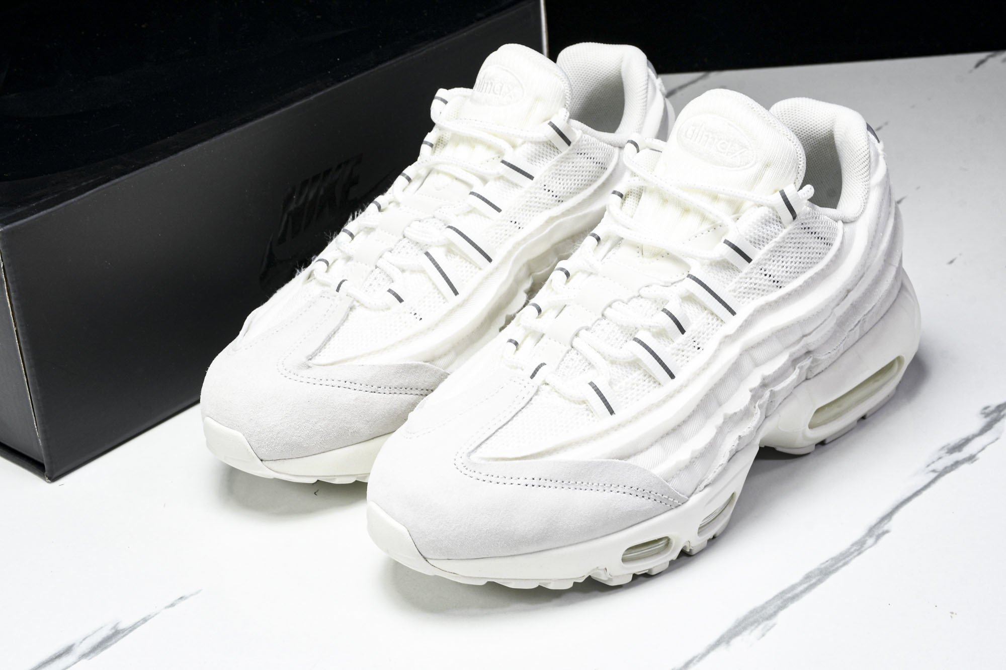纯原外贸NK Air Max 95 Comme des Garcons White 白色 CU8406-100 #YZ0 纯原外贸NK Air Max 95 Comme des Garcons White 白色 CU8406-100 #YZ0
