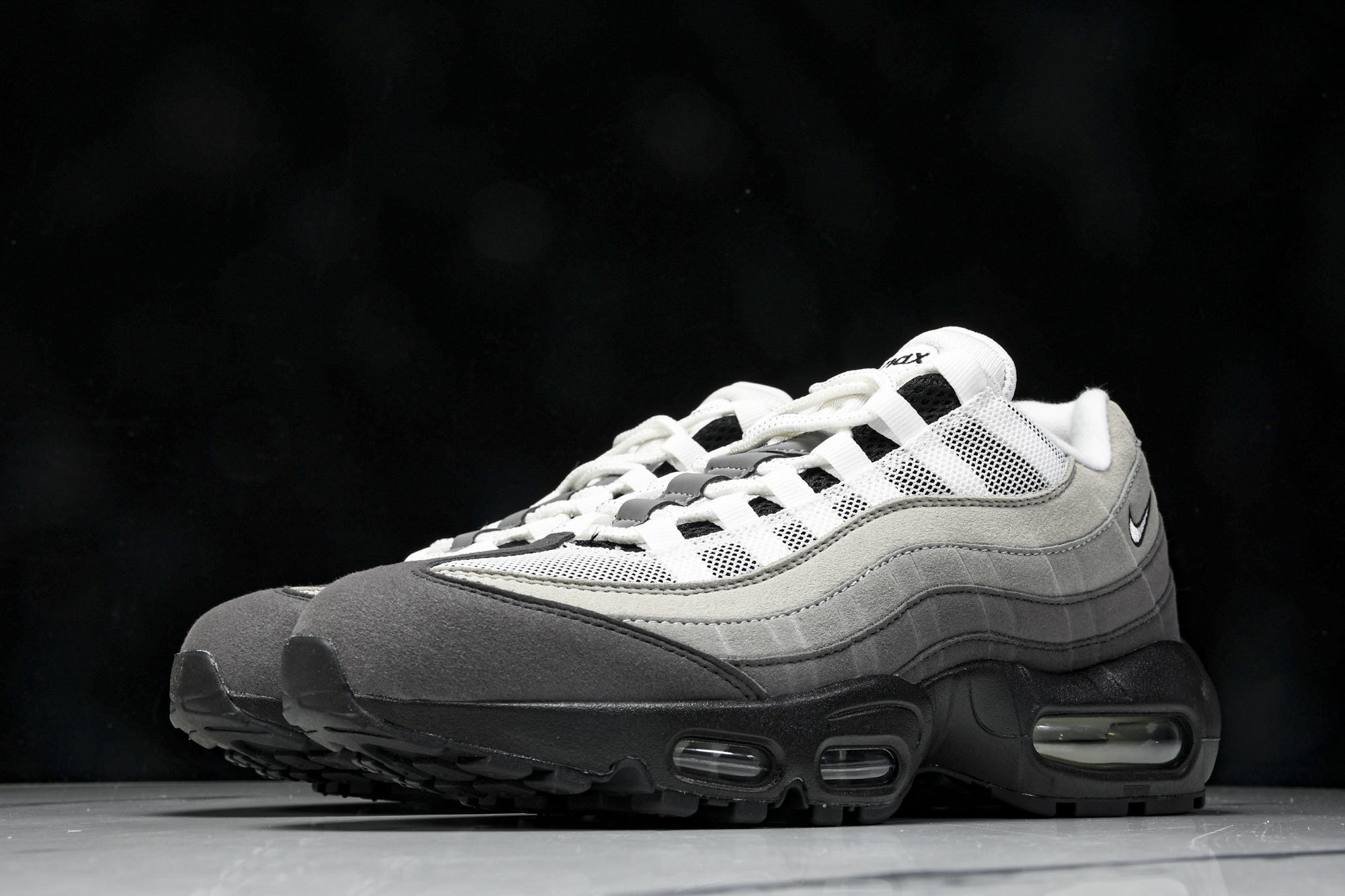纯原外贸NK Air Max 95 OG Black Anthracite 灰白黑 AT2865-003 #YZ001- 纯原外贸NK Air Max 95 OG Black Anthracite 灰白黑 AT2865-003 #YZ001-