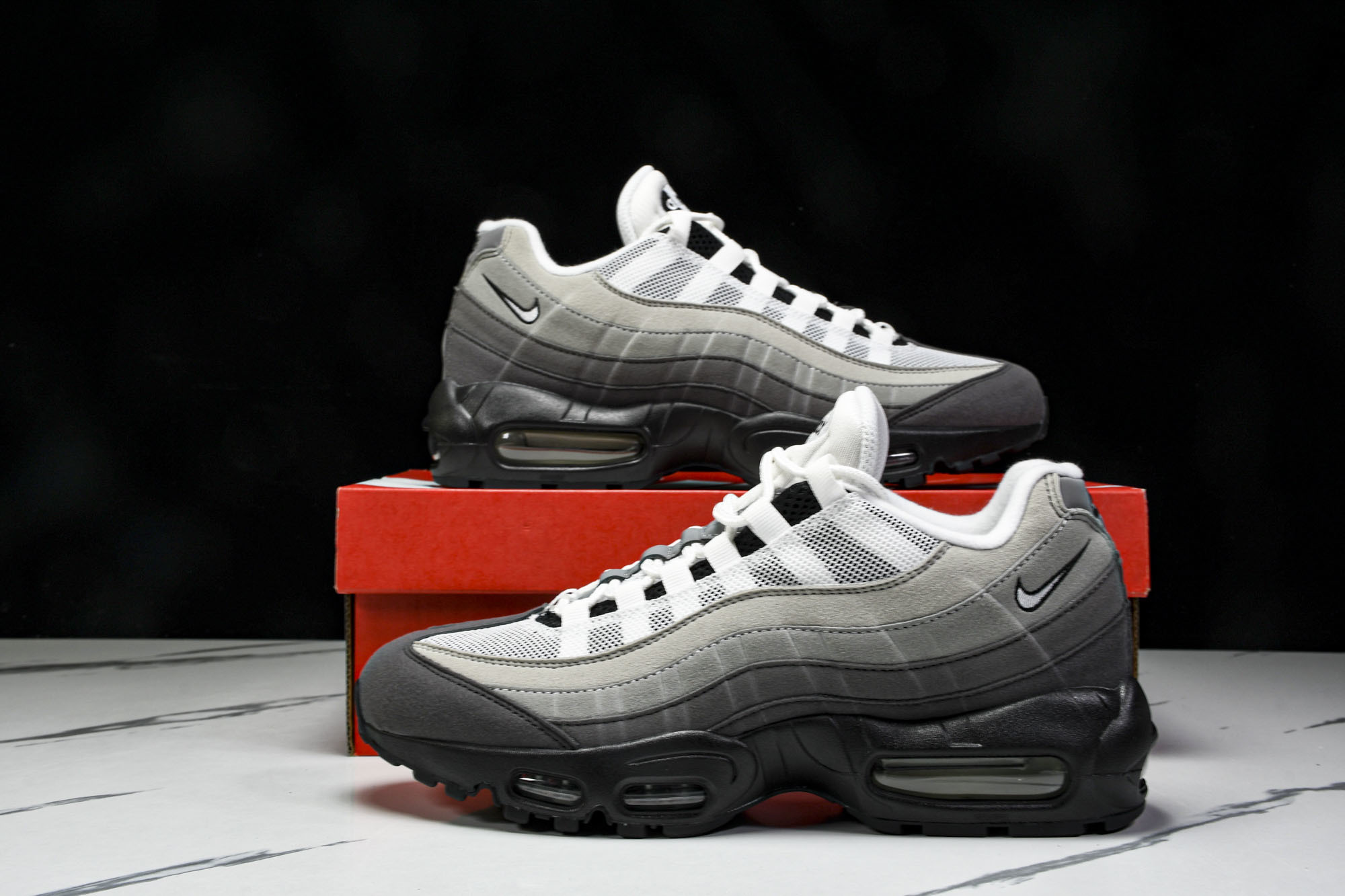 纯原外贸NK Air Max 95 OG Black Anthracite 灰白黑 AT2865-003 #YZ001- 纯原外贸NK Air Max 95 OG Black Anthracite 灰白黑 AT2865-003 #YZ001-