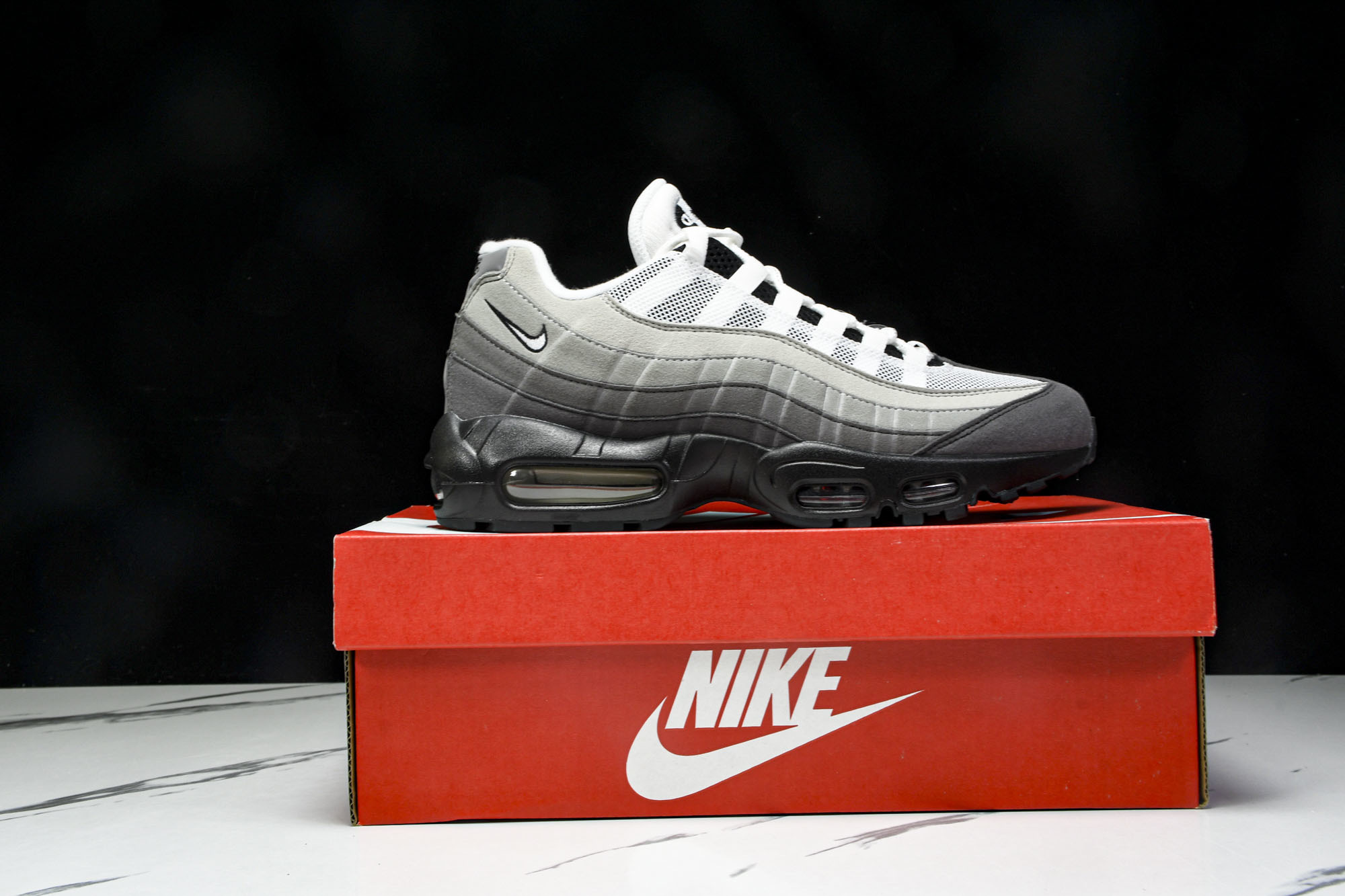 纯原外贸NK Air Max 95 OG Black Anthracite 灰白黑 AT2865-003 #YZ001- 纯原外贸NK Air Max 95 OG Black Anthracite 灰白黑 AT2865-003 #YZ001-