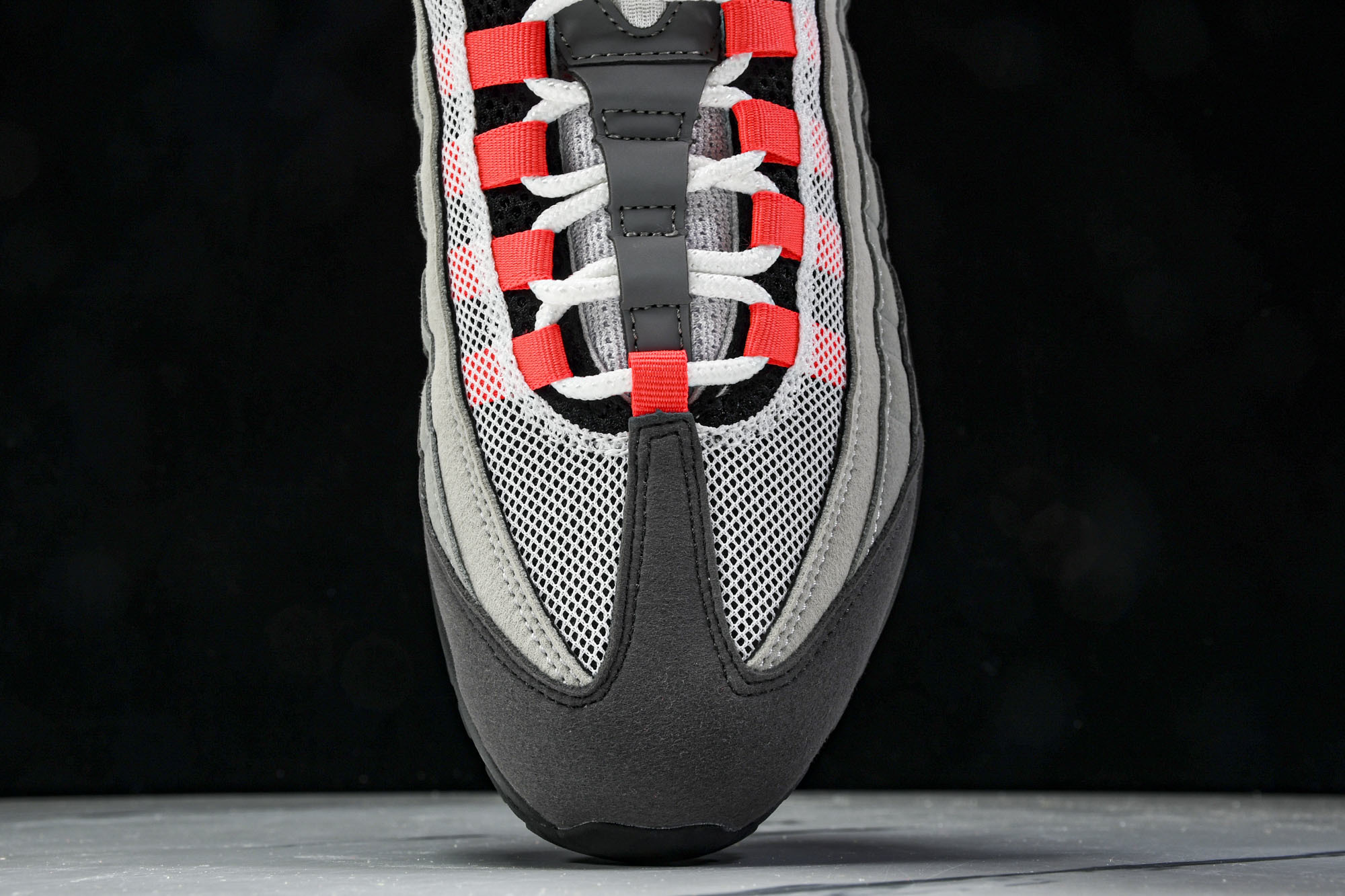 纯原外贸NK Air Max 95 OG Black Anthracite 灰红色 AT2865 100 #YZ001-