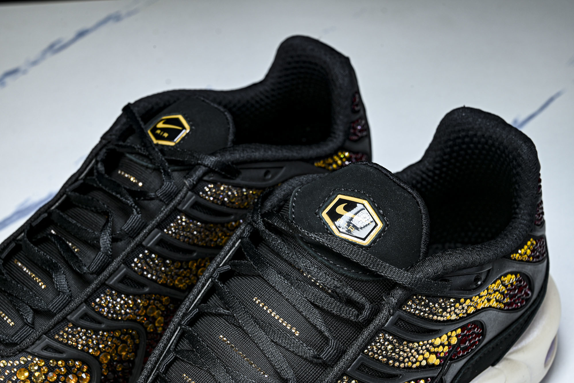 纯原外贸Swarovski x Nike Air Max Plus 施华洛世奇联名女款休闲运动鞋FZ9042 001 #