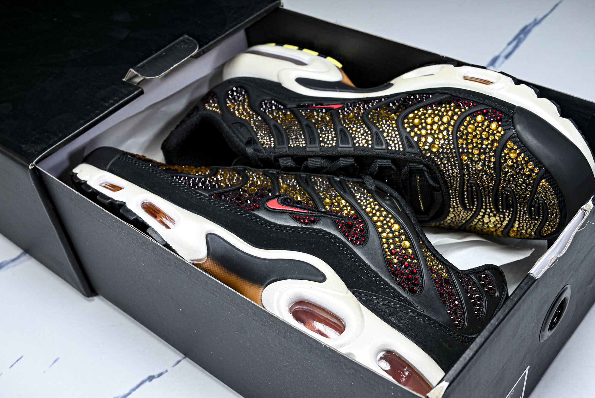 纯原外贸Swarovski x Nike Air Max Plus 施华洛世奇联名女款休闲运动鞋FZ9042 001 #