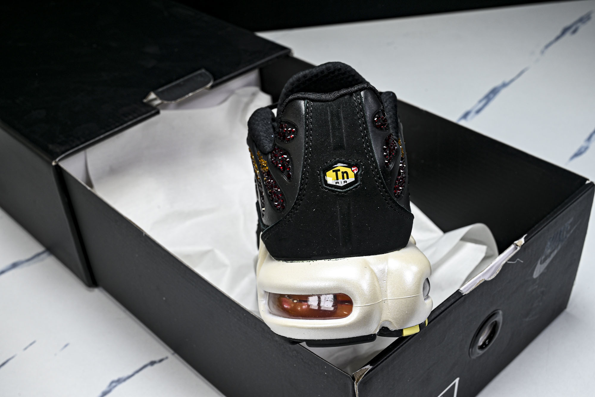 纯原外贸Swarovski x Nike Air Max Plus 施华洛世奇联名女款休闲运动鞋FZ9042 001 #