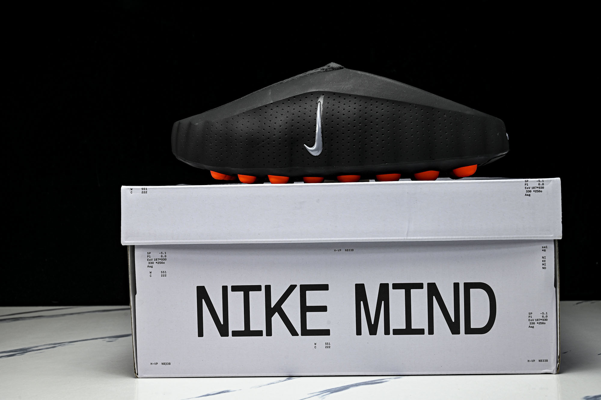 纯原外贸 Nike Mind 001 赛前训练拖鞋 包头运动拖鞋 男女同款 HQ4307-001 #YZ001-1 原版