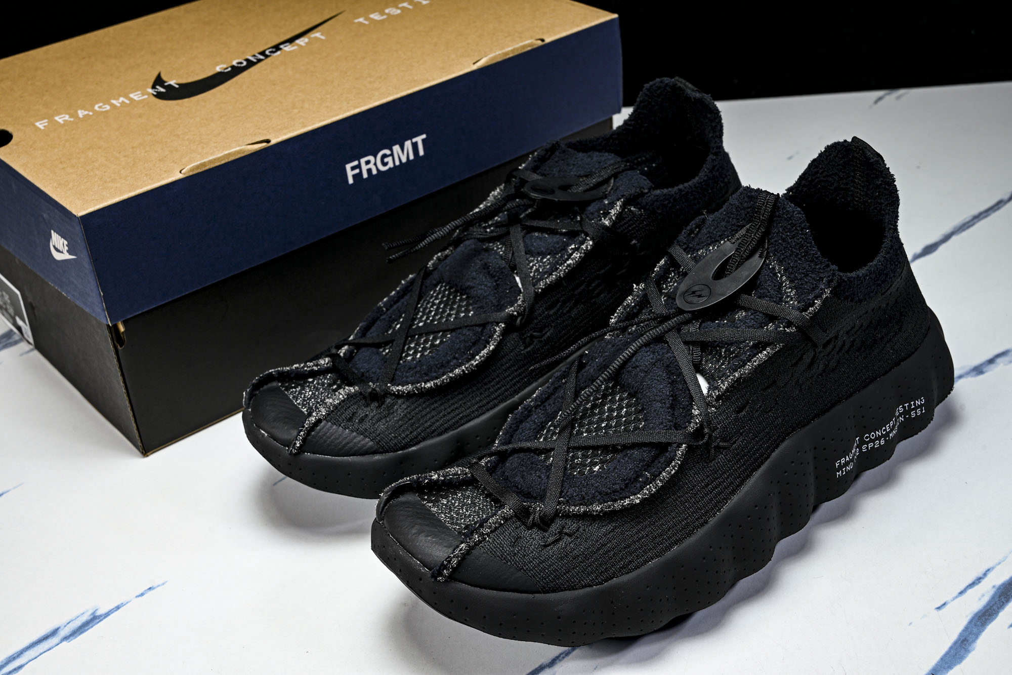纯原外贸 Fragment Design x NK Mind 002 藤原浩联名 足底按摩舒适运动休闲训练鞋 IQ850