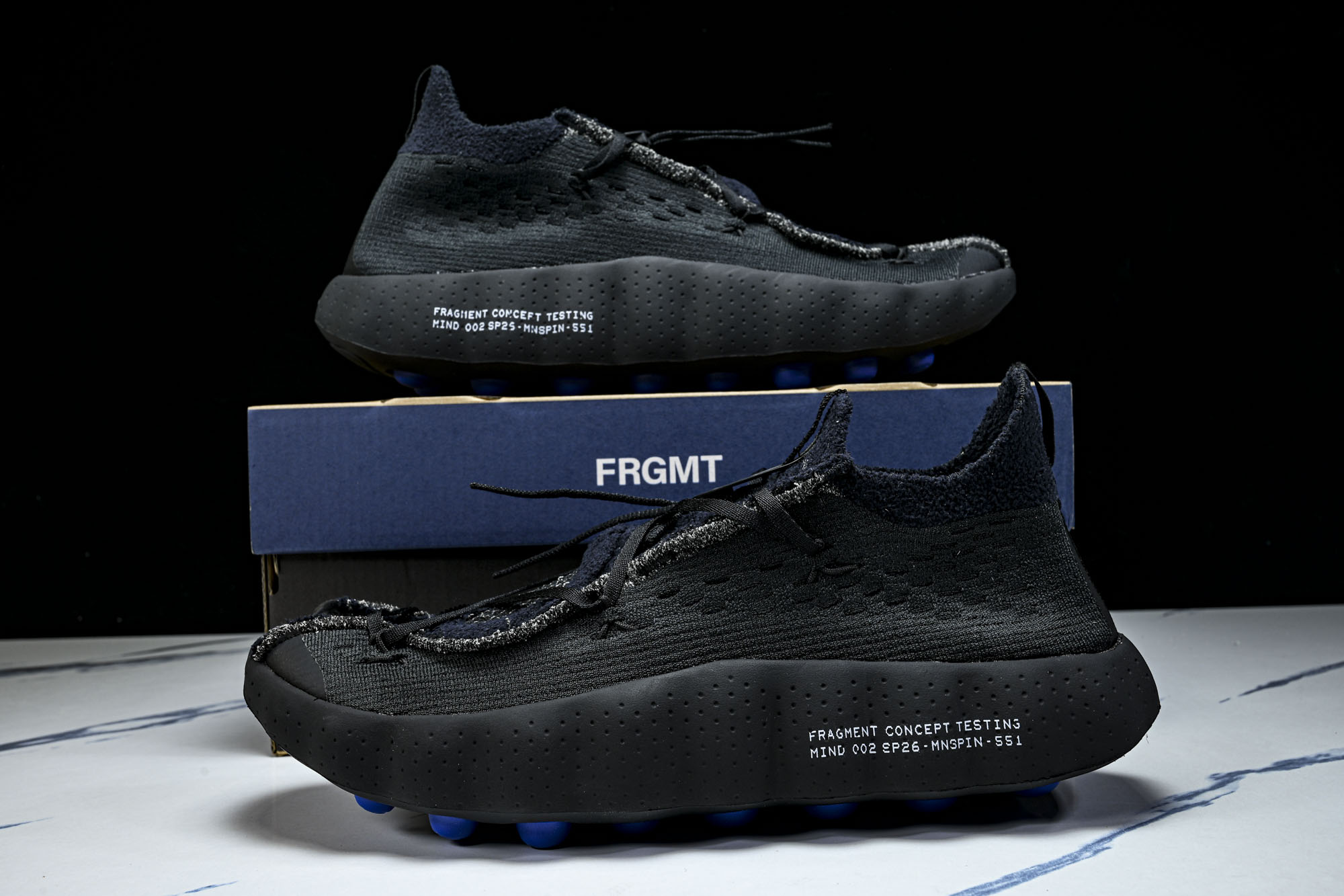 纯原外贸 Fragment Design x NK Mind 002 藤原浩联名 足底按摩舒适运动休闲训练鞋 IQ850