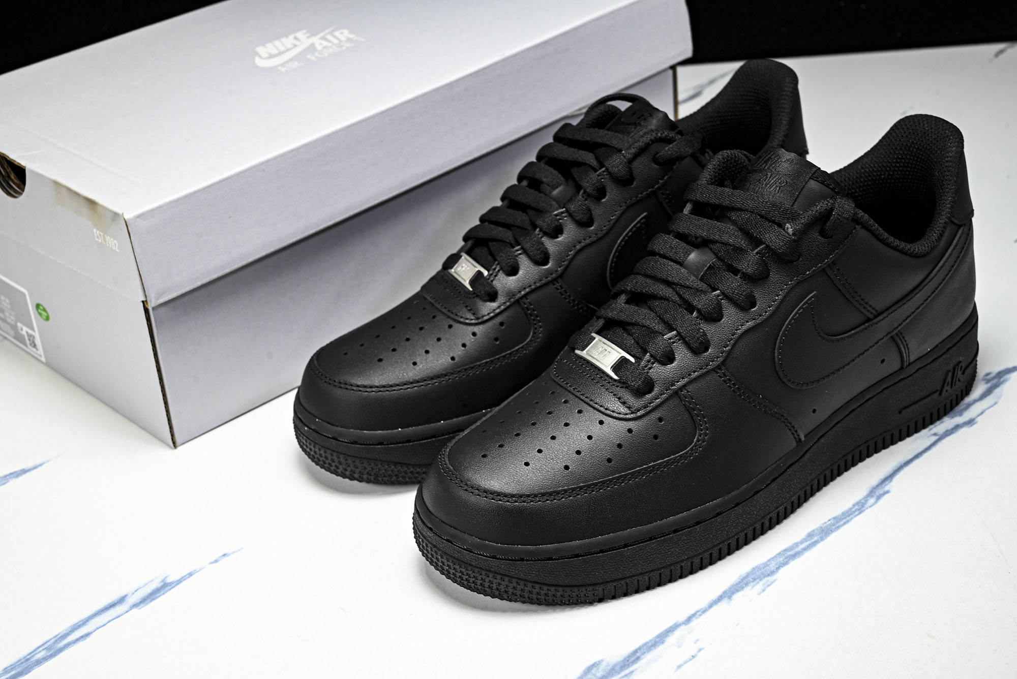 纯原外贸 Nike Air Force 1'07 Low 全黑 黑武士 空军一号低帮休闲板鞋 CW2288-001 #Y