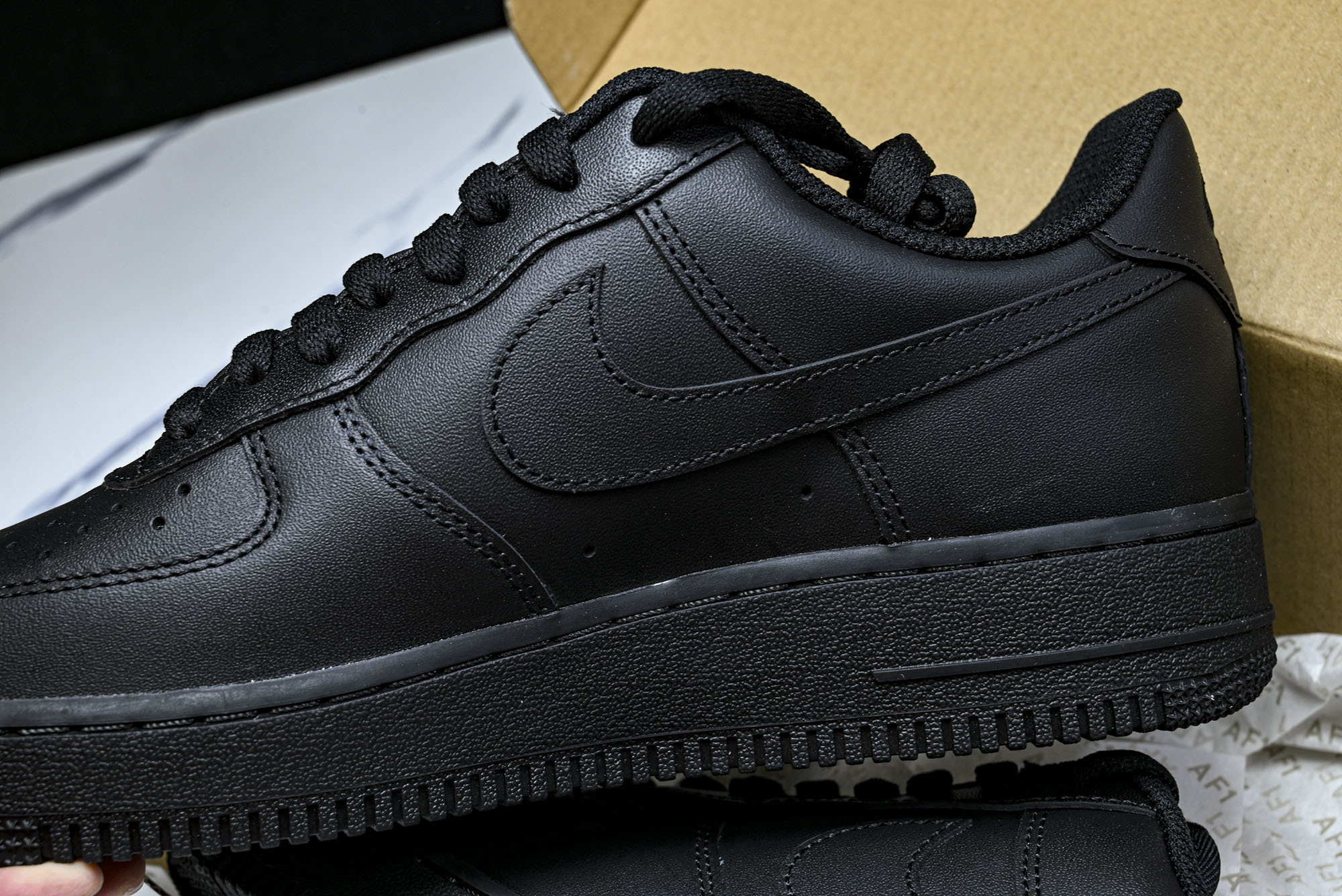 纯原外贸 Nike Air Force 1'07 Low 全黑 黑武士 空军一号低帮休闲板鞋 CW2288-001 #Y