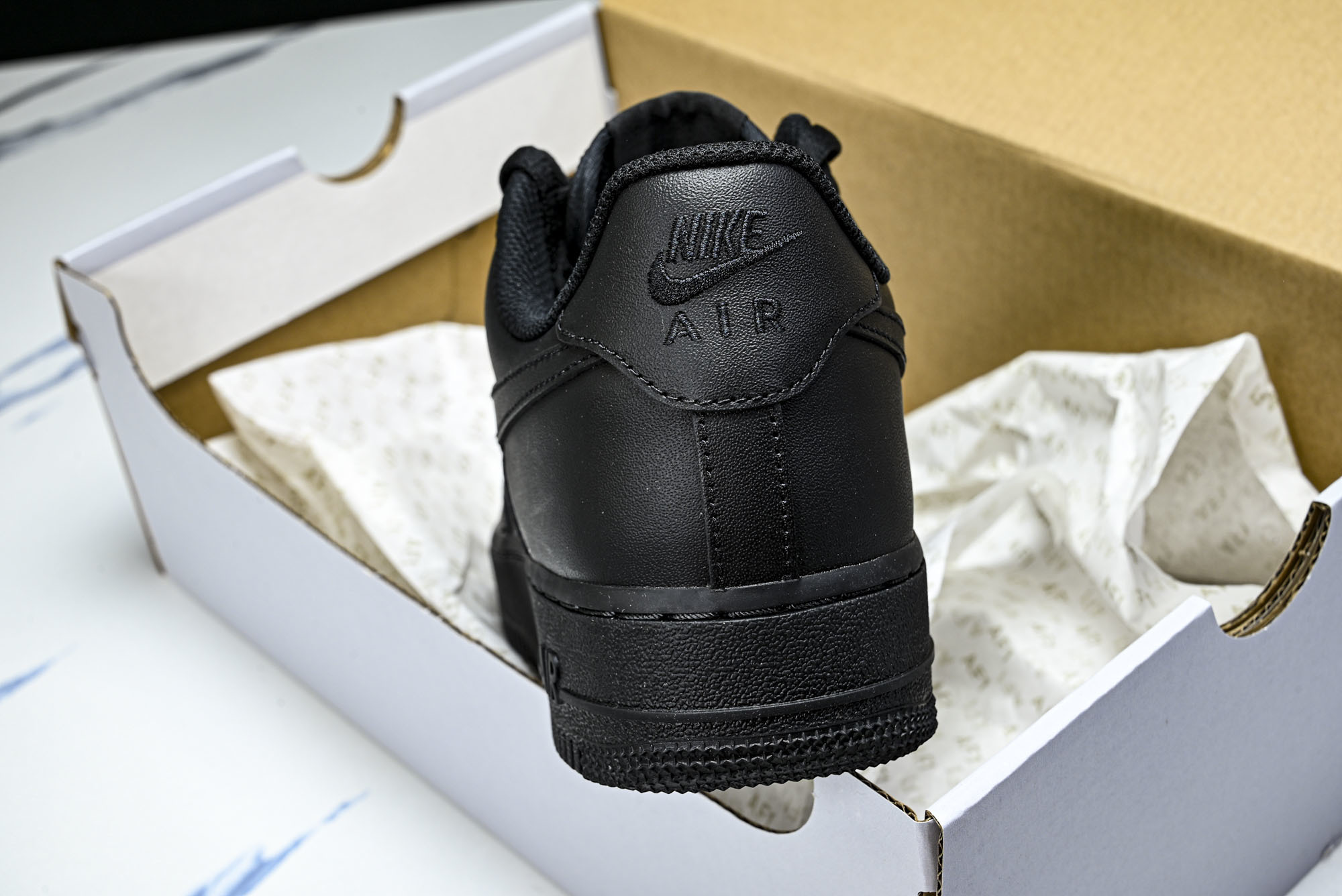 纯原外贸 Nike Air Force 1'07 Low 全黑 黑武士 空军一号低帮休闲板鞋 CW2288-001 #Y