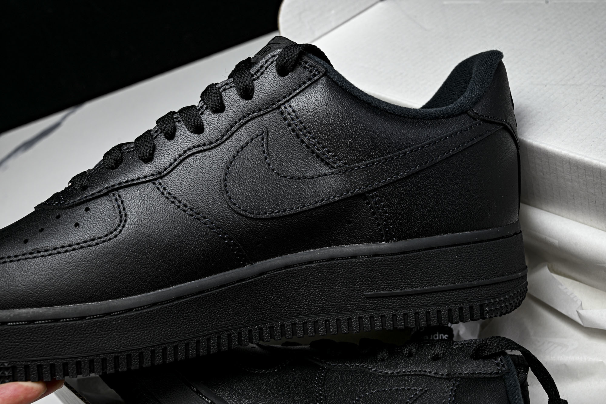 纯原外贸 NK Air Force 1 Low Supreme Black White 黑白 CU9225-001 #Y 纯原外贸 NK Air Force 1 Low Supreme Black White 黑白 CU9225-001 #Y