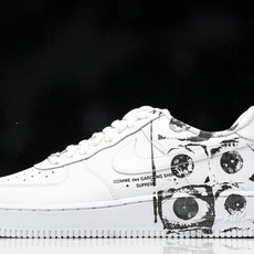 纯原外贸 NK Air Force 1 Low Supreme Comme des Garcons Shirt 白黑涂鸦 纯原外贸 NK Air Force 1 Low Supreme Comme des Garcons Shirt 白黑涂鸦