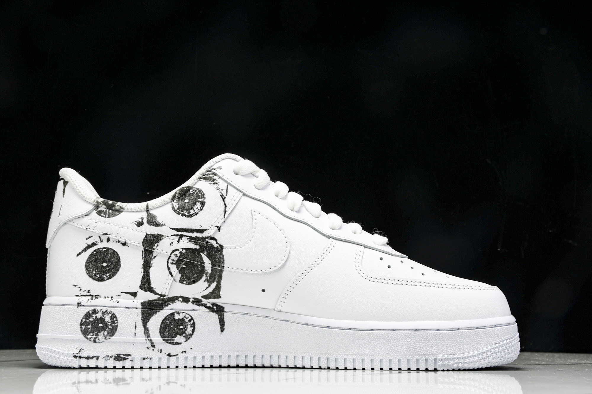 纯原外贸 NK Air Force 1 Low Supreme Comme des Garcons Shirt 白黑涂鸦