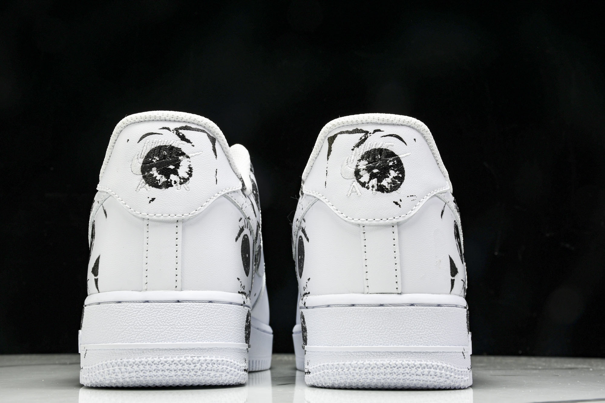 纯原外贸 NK Air Force 1 Low Supreme Comme des Garcons Shirt 白黑涂鸦