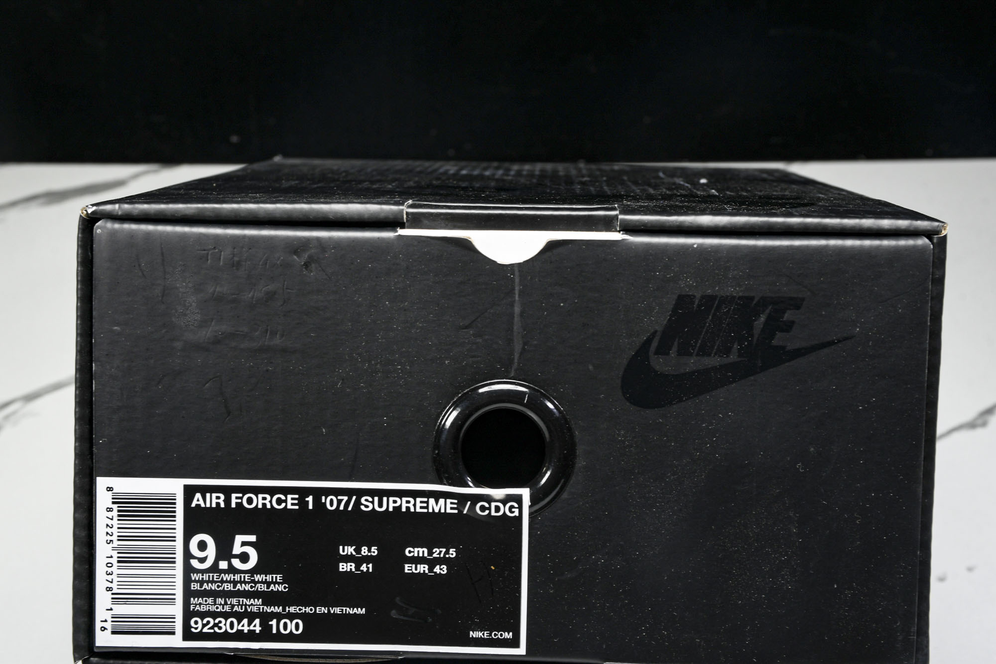 纯原外贸 NK Air Force 1 Low Supreme Comme des Garcons Shirt 白黑涂鸦