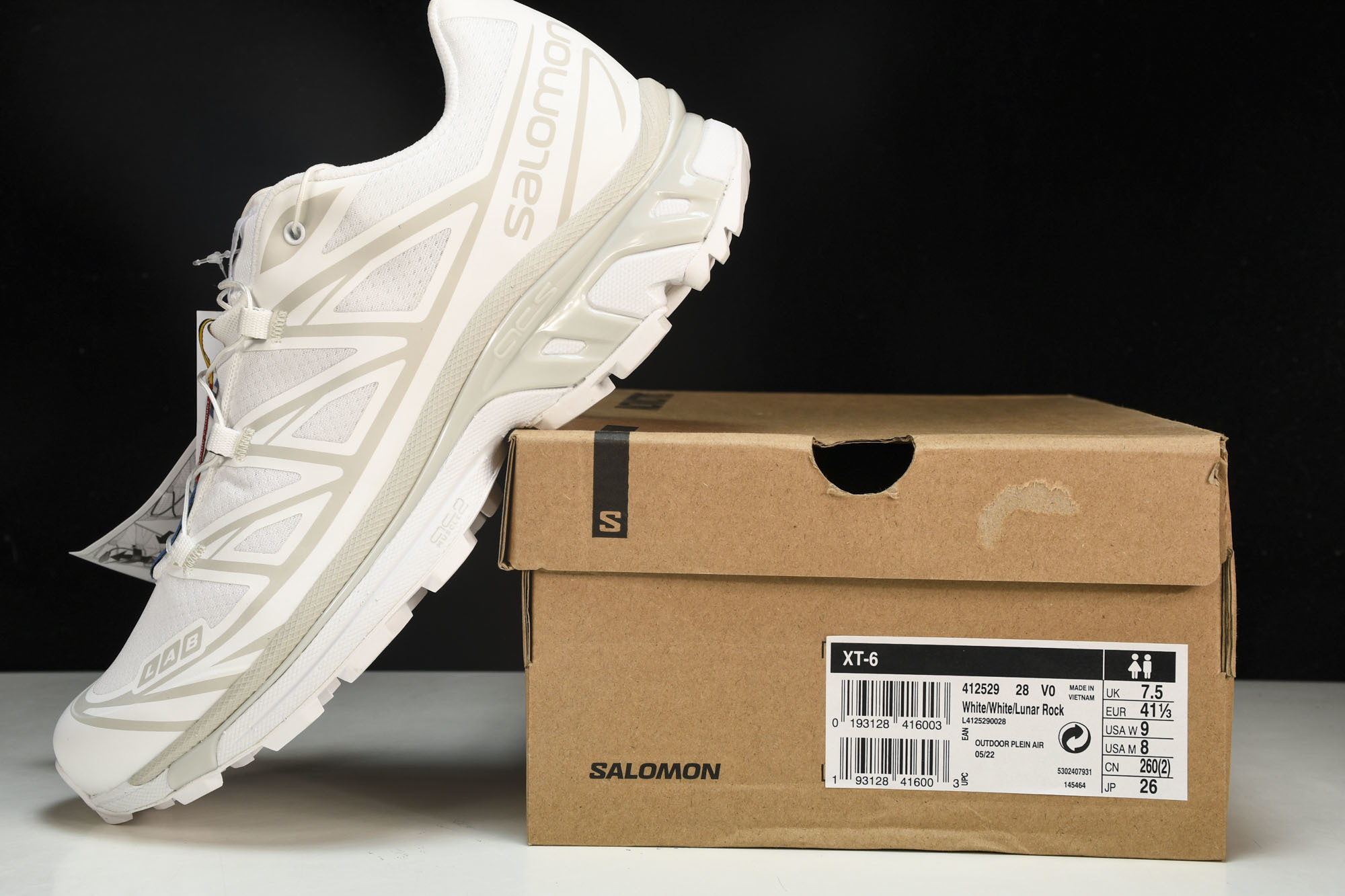 纯原外贸 SALOMON XT-6系列 冰川白 货号_ #YZ001-1 原版1:1 制作 全套私模 开发出自代工厂版 纯原外贸 SALOMON XT-6系列 冰川白 货号_ #YZ001-1 原版1:1 制作 全套私模 开发出自代工厂版