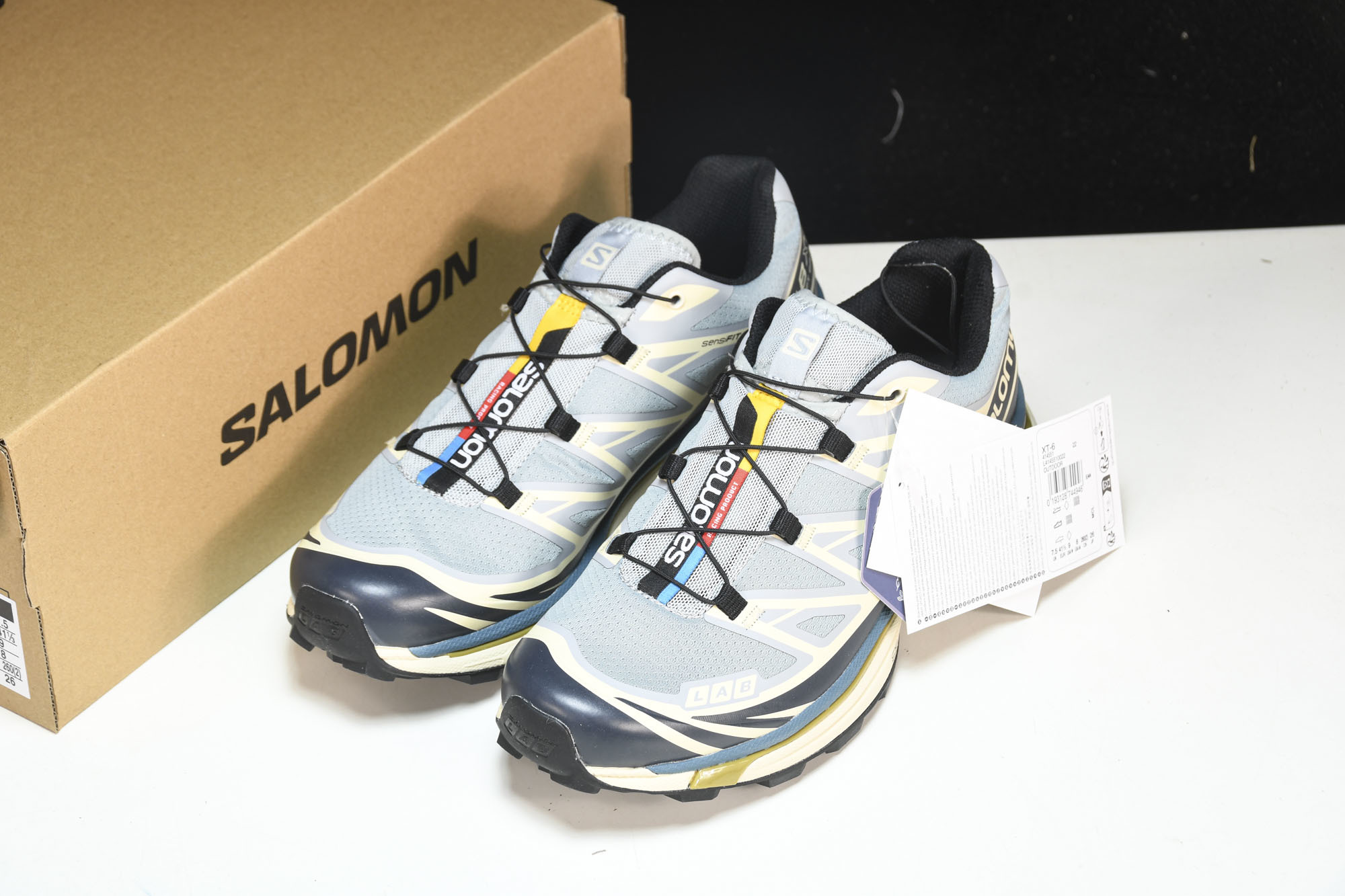 纯原外贸 )Salomon XT-6 复古机能鞋 迷雾蓝 #YZ001-1 36 36.5 37.5 38 38.5 纯原外贸 )Salomon XT-6 复古机能鞋 迷雾蓝 #YZ001-1 36 36.5 37.5 38 38.5