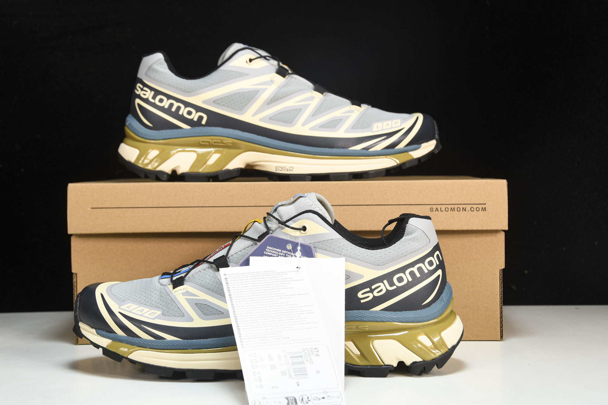 纯原外贸 )Salomon XT-6 复古机能鞋 迷雾蓝 #YZ001-1 36 36.5 37.5 38 38.5 纯原外贸 )Salomon XT-6 复古机能鞋 迷雾蓝 #YZ001-1 36 36.5 37.5 38 38.5