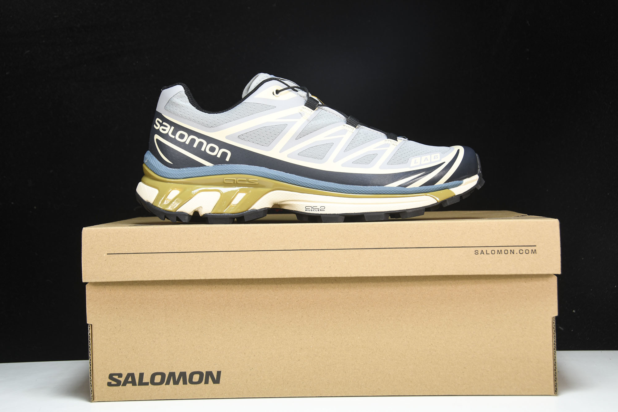纯原外贸 )Salomon XT-6 复古机能鞋 迷雾蓝 #YZ001-1 36 36.5 37.5 38 38.5 纯原外贸 )Salomon XT-6 复古机能鞋 迷雾蓝 #YZ001-1 36 36.5 37.5 38 38.5