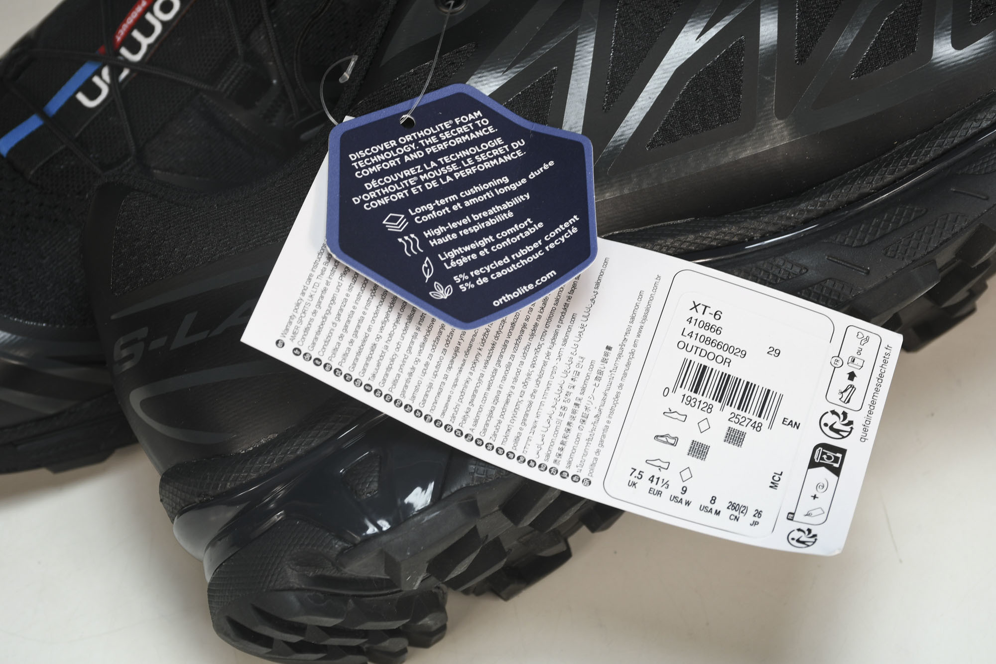 纯原外贸 ALOMON XT-6系列 黑色 户外机能鞋 颜色代码_ #YZ001-1 36 36.5 37 38 38. 纯原外贸 ALOMON XT-6系列 黑色 户外机能鞋 颜色代码_ #YZ001-1 36 36.5 37 38 38.