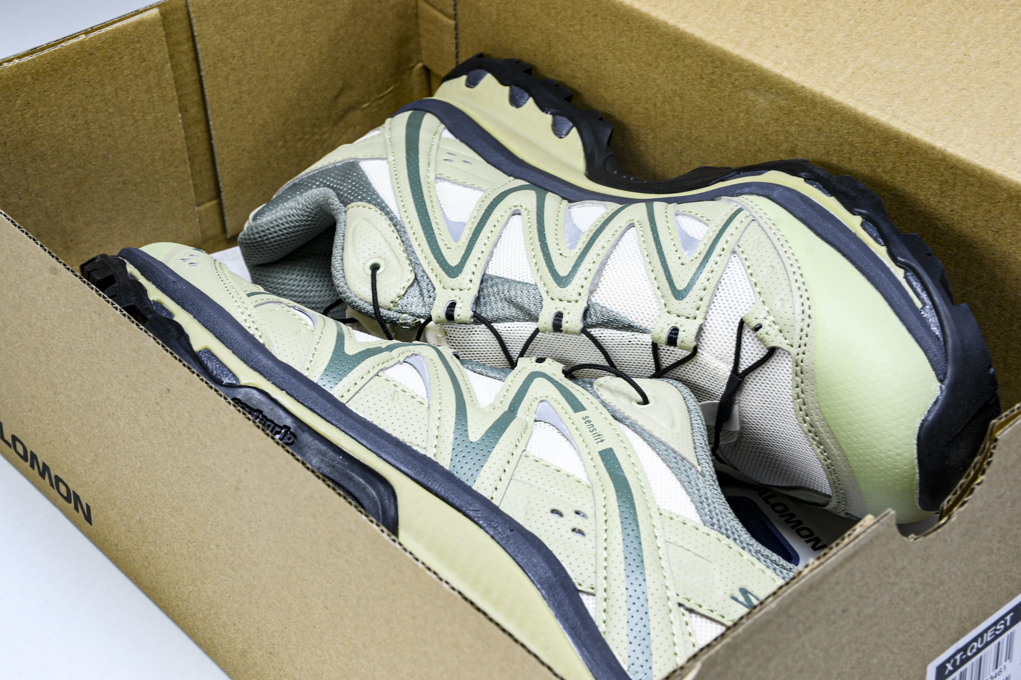 纯原外贸 GXP Salomon XT-QUEST ADV黑白斑鸠杏色复古机能功能户外跑步鞋 斑鸠绿 30 #YZ00 纯原外贸 GXP Salomon XT-QUEST ADV黑白斑鸠杏色复古机能功能户外跑步鞋 斑鸠绿 30 #YZ00