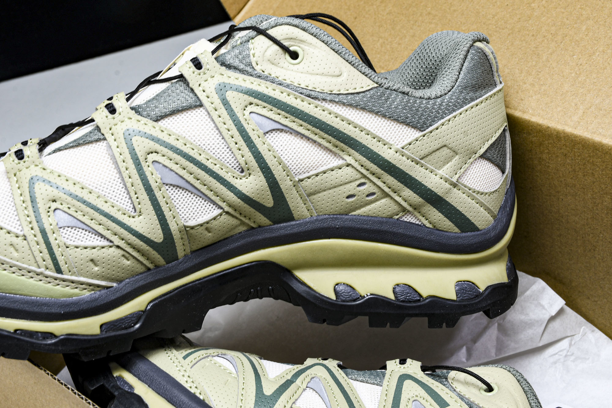 纯原外贸 GXP Salomon XT-QUEST ADV黑白斑鸠杏色复古机能功能户外跑步鞋 斑鸠绿 30 #YZ00 纯原外贸 GXP Salomon XT-QUEST ADV黑白斑鸠杏色复古机能功能户外跑步鞋 斑鸠绿 30 #YZ00