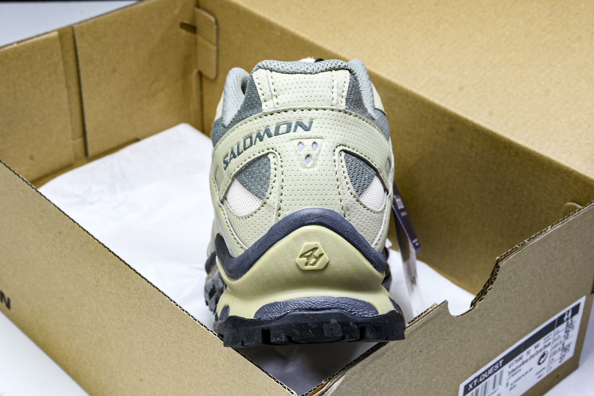 纯原外贸 GXP Salomon XT-QUEST ADV黑白斑鸠杏色复古机能功能户外跑步鞋 斑鸠绿 30 #YZ00 纯原外贸 GXP Salomon XT-QUEST ADV黑白斑鸠杏色复古机能功能户外跑步鞋 斑鸠绿 30 #YZ00