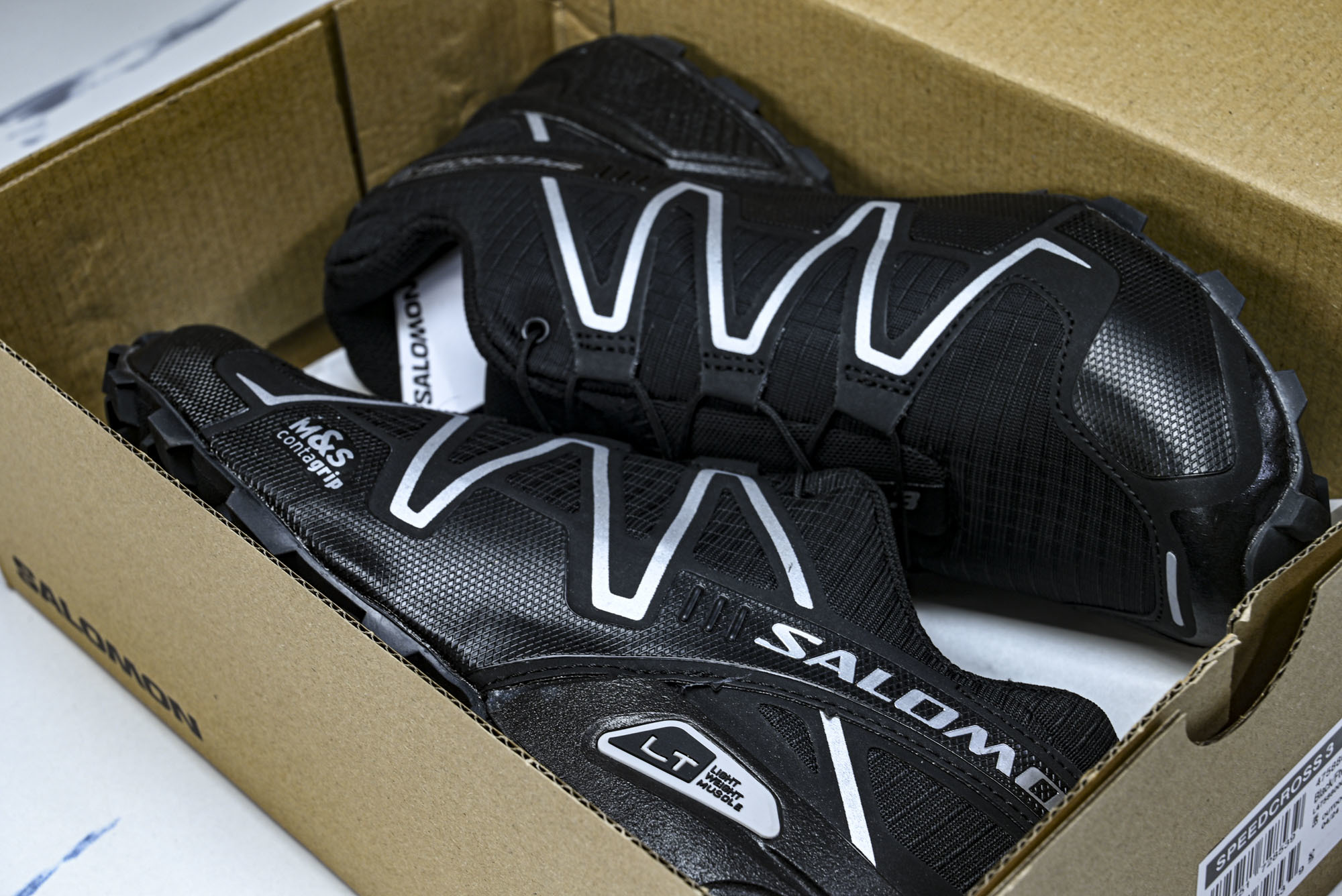 纯原外贸 Salomon Speedcross 3 萨洛蒙 黑色合成材质运动鞋 28 #YZ001-1 36 36.5 纯原外贸 Salomon Speedcross 3 萨洛蒙 黑色合成材质运动鞋 28 #YZ001-1 36 36.5