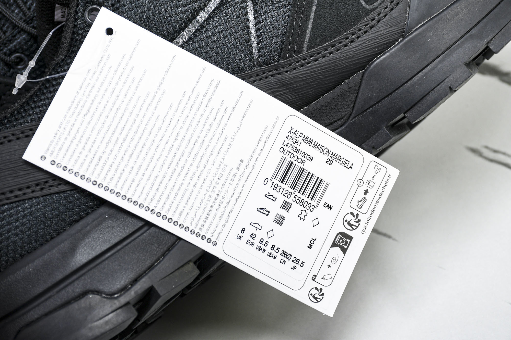 纯原外贸 Salomon X-ALP MM6 萨洛蒙 探索者系列户外越野跑鞋 -26 #YZ001-1 原版1:1 制作 纯原外贸 Salomon X-ALP MM6 萨洛蒙 探索者系列户外越野跑鞋 -26 #YZ001-1 原版1:1 制作