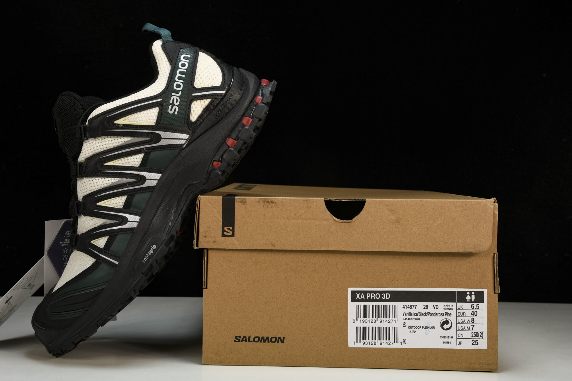 纯原外贸 SALOMON XA PRO 3D 户外机能鞋 黑色 货号_ #YZ001-1 原版1:1 制作 全套私模 开