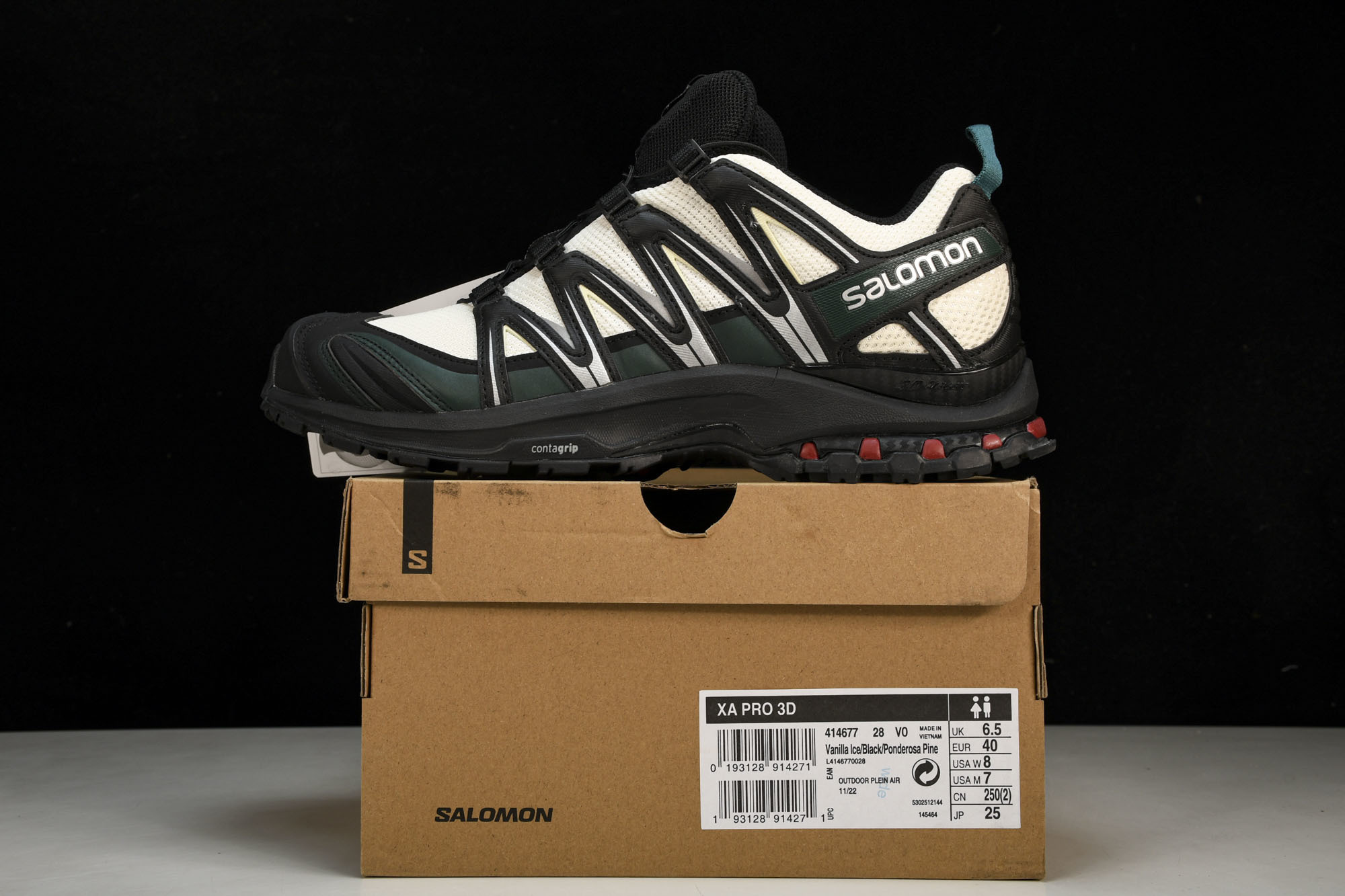 纯原外贸 SALOMON XA PRO 3D 户外机能鞋 黑色 货号_ #YZ001-1 原版1:1 制作 全套私模 开