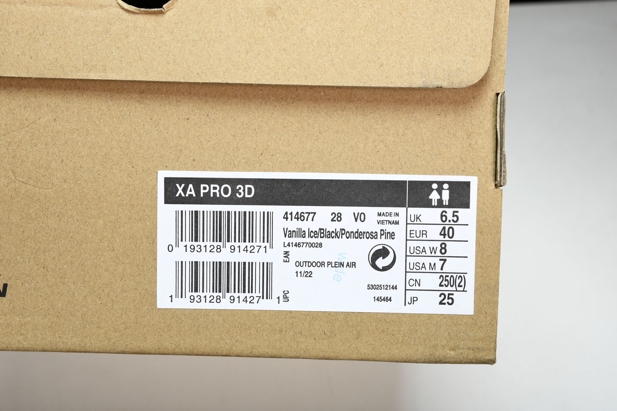 纯原外贸 SALOMON XA PRO 3D 户外机能鞋 黑色 货号_ #YZ001-1 原版1:1 制作 全套私模 开