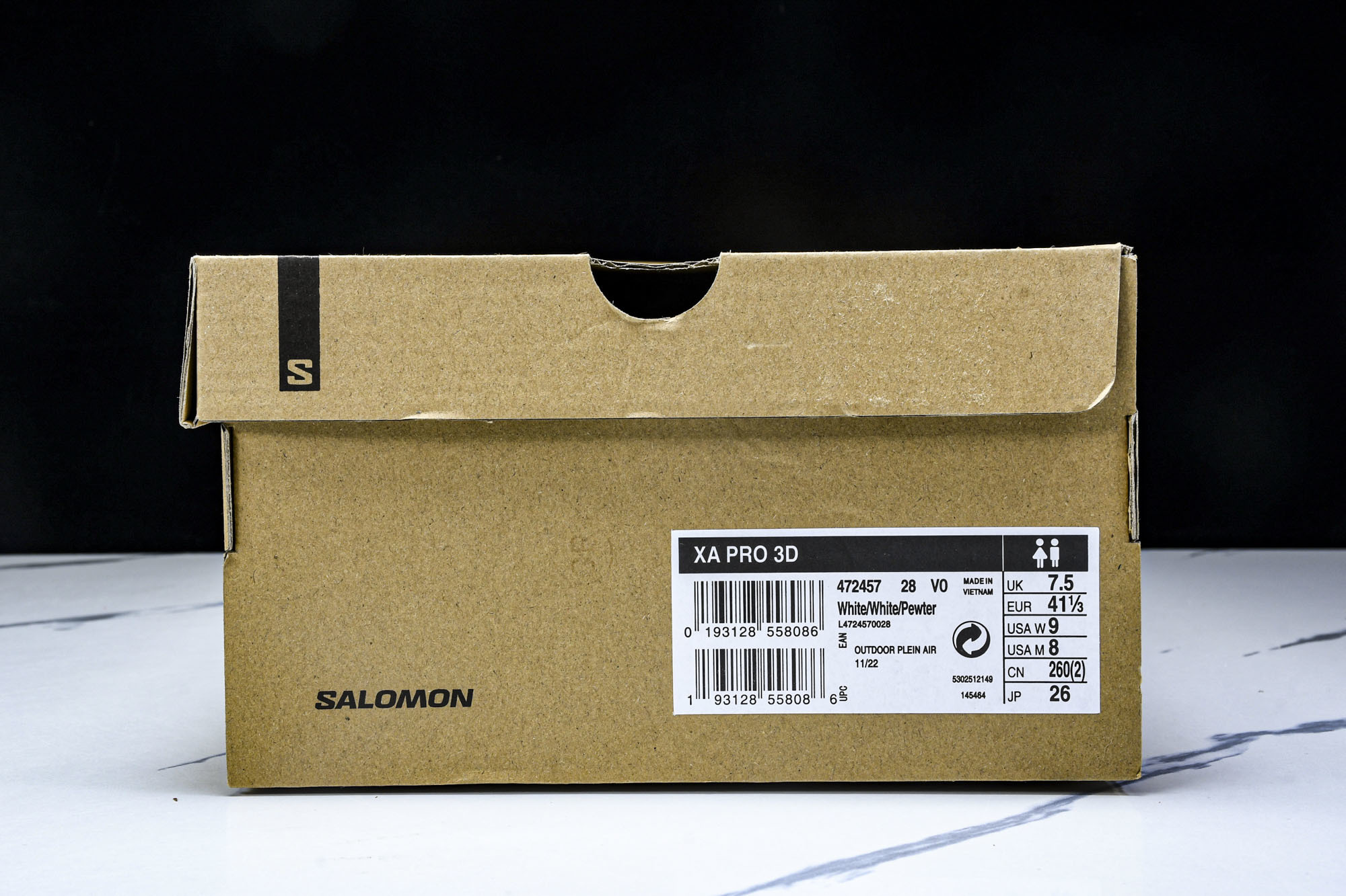 纯原外贸 Salomon XA PRO 3D 萨洛蒙户外越野跑鞋 合金黑 28 #YZ001-1 原版1:1 制作 全 纯原外贸 Salomon XA PRO 3D 萨洛蒙户外越野跑鞋 合金黑 28 #YZ001-1 原版1:1 制作 全