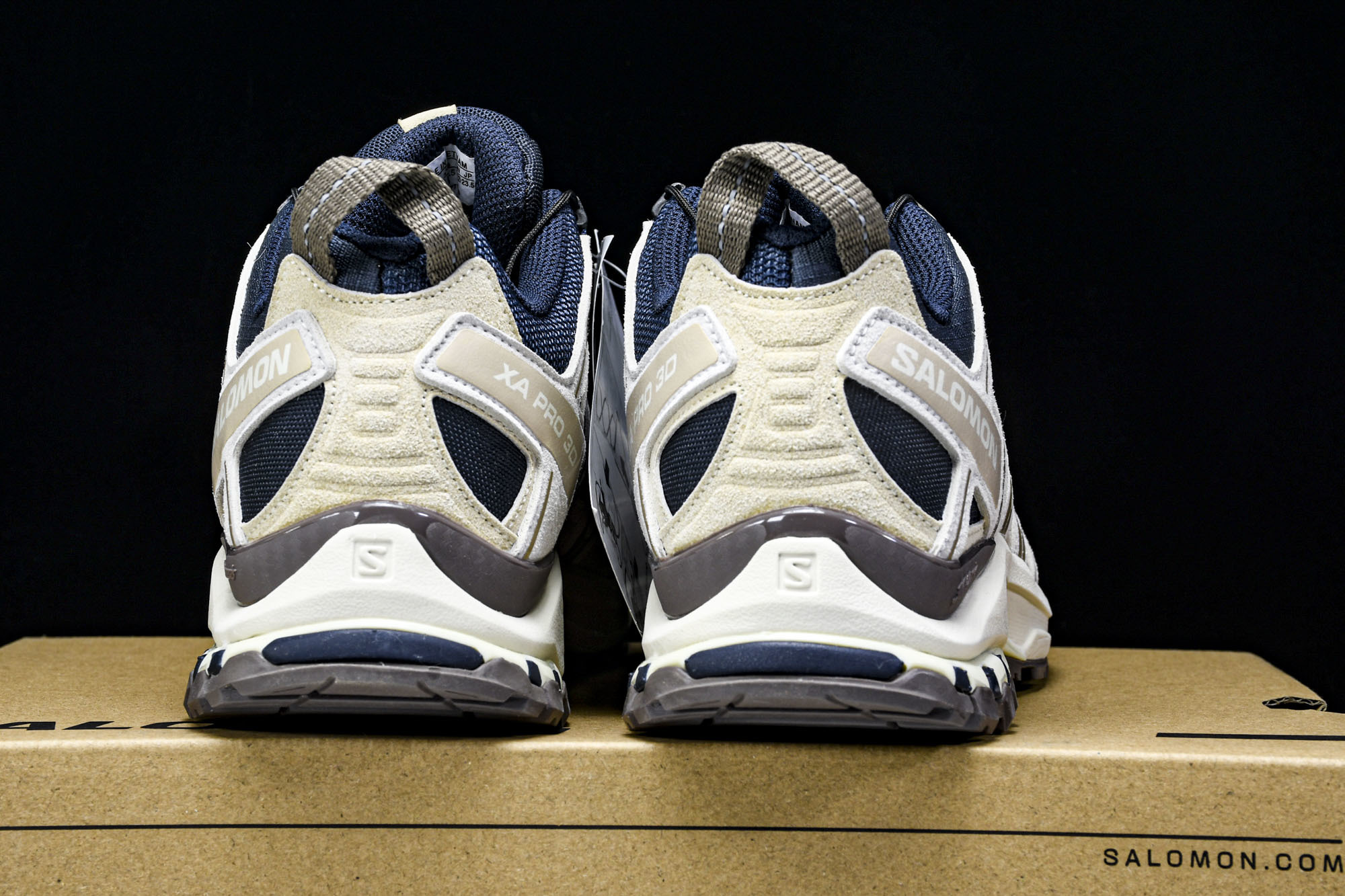 纯原外贸 Salomon XA PRO 3D 萨洛蒙户外越野跑鞋 深夜蓝 -25 #YZ001-1 原版1:1 制作 全