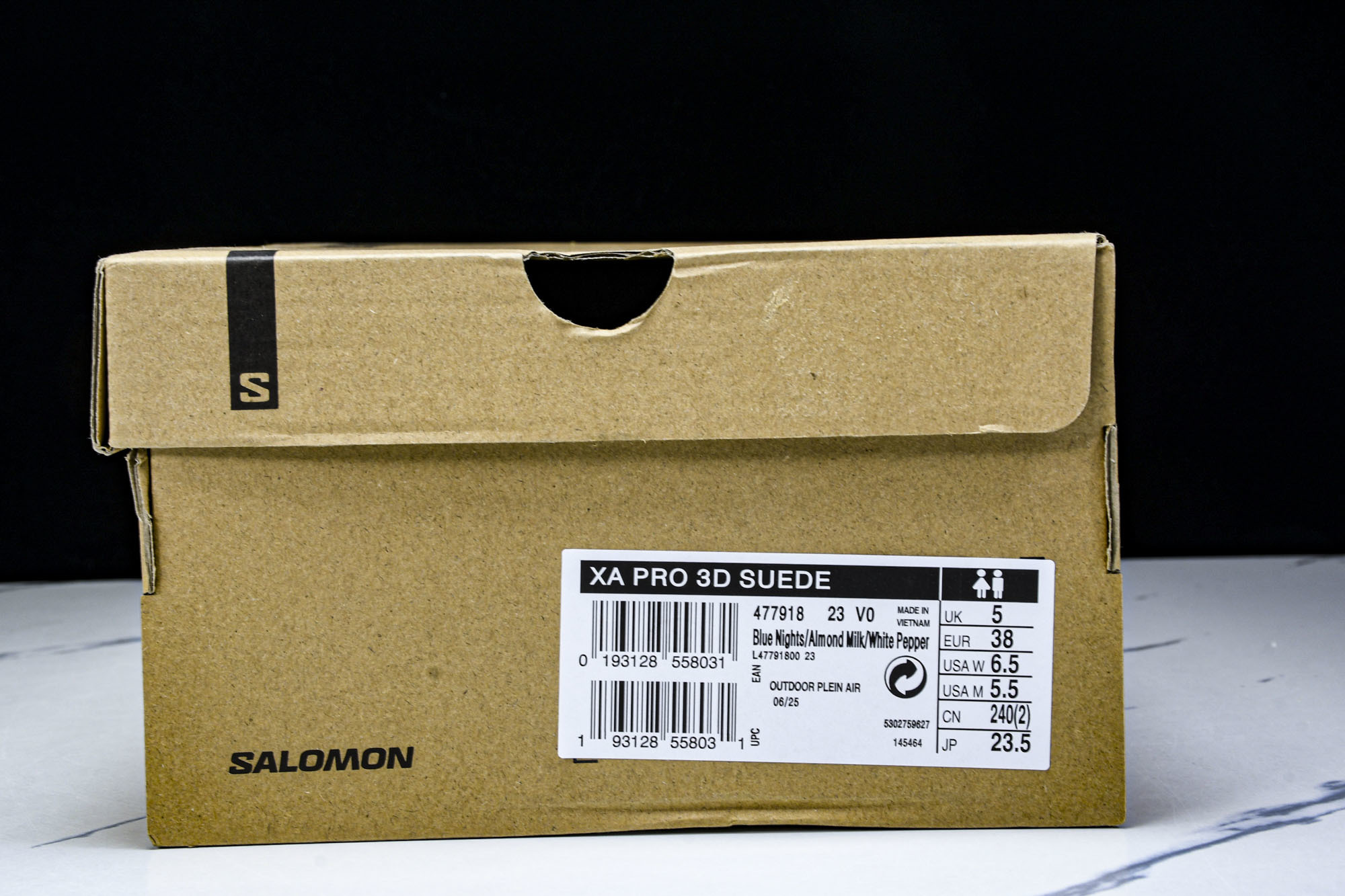 纯原外贸 Salomon XA PRO 3D 萨洛蒙户外越野跑鞋 深夜蓝 -25 #YZ001-1 原版1:1 制作 全