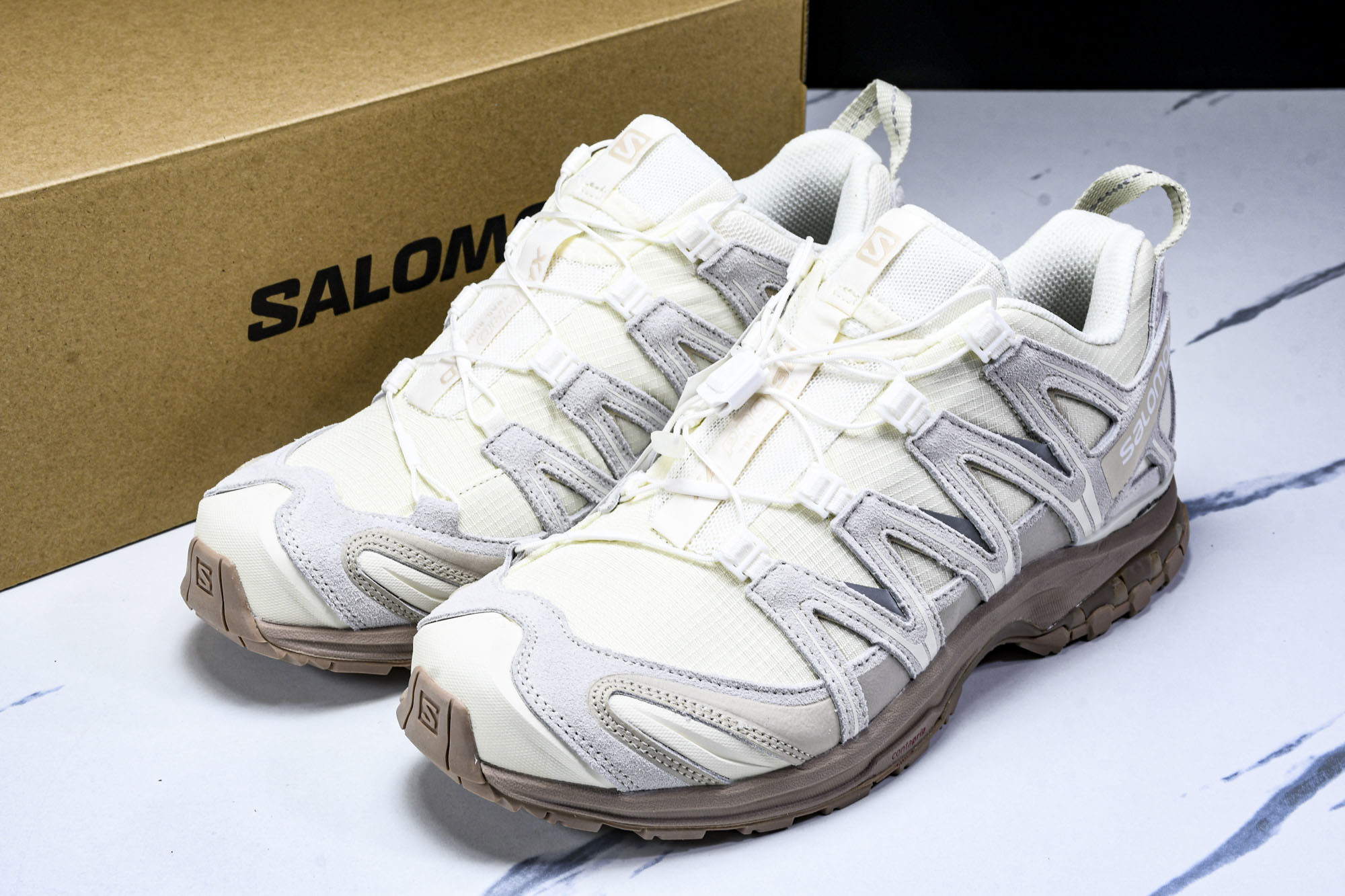 纯原外贸 Salomon XA PRO 3D 萨洛蒙户外越野跑鞋 米褐色 -28 #YZ001-1 原版1:1 制作 全 纯原外贸 Salomon XA PRO 3D 萨洛蒙户外越野跑鞋 米褐色 -28 #YZ001-1 原版1:1 制作 全