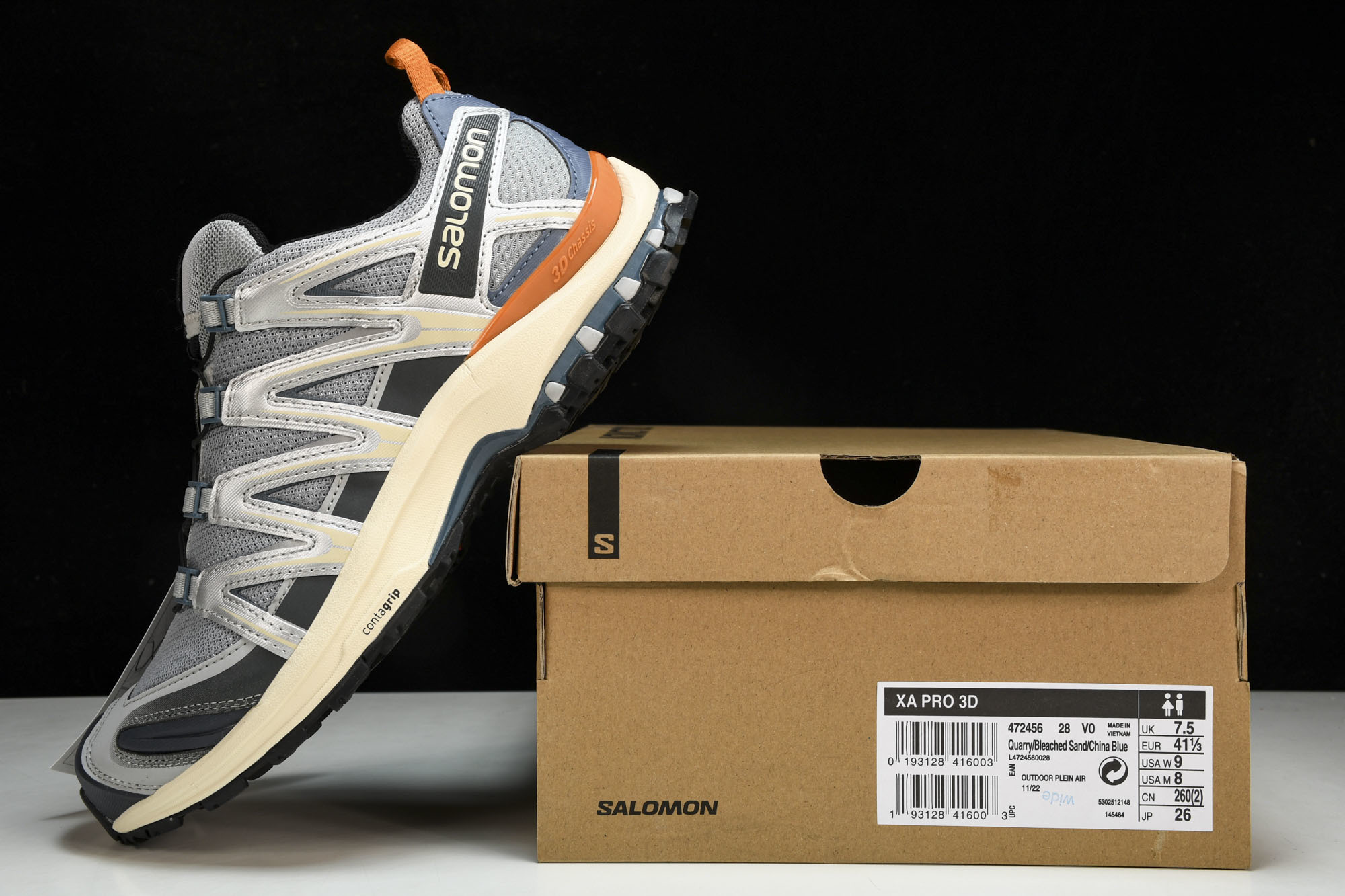 纯原外贸 SALOMON XA Pro ADV 户外功能鞋 沙场灰 货号_ #YZ001-1 原版1:1 制作 全套私模 纯原外贸 SALOMON XA Pro ADV 户外功能鞋 沙场灰 货号_ #YZ001-1 原版1:1 制作 全套私模