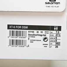 纯原外贸 SALOMON XT-6 ADV For DSM 户外功能鞋 银色 货号_ #YZ001-1 尺码:36 36 纯原外贸 SALOMON XT-6 ADV For DSM 户外功能鞋 银色 货号_ #YZ001-1 尺码:36 36